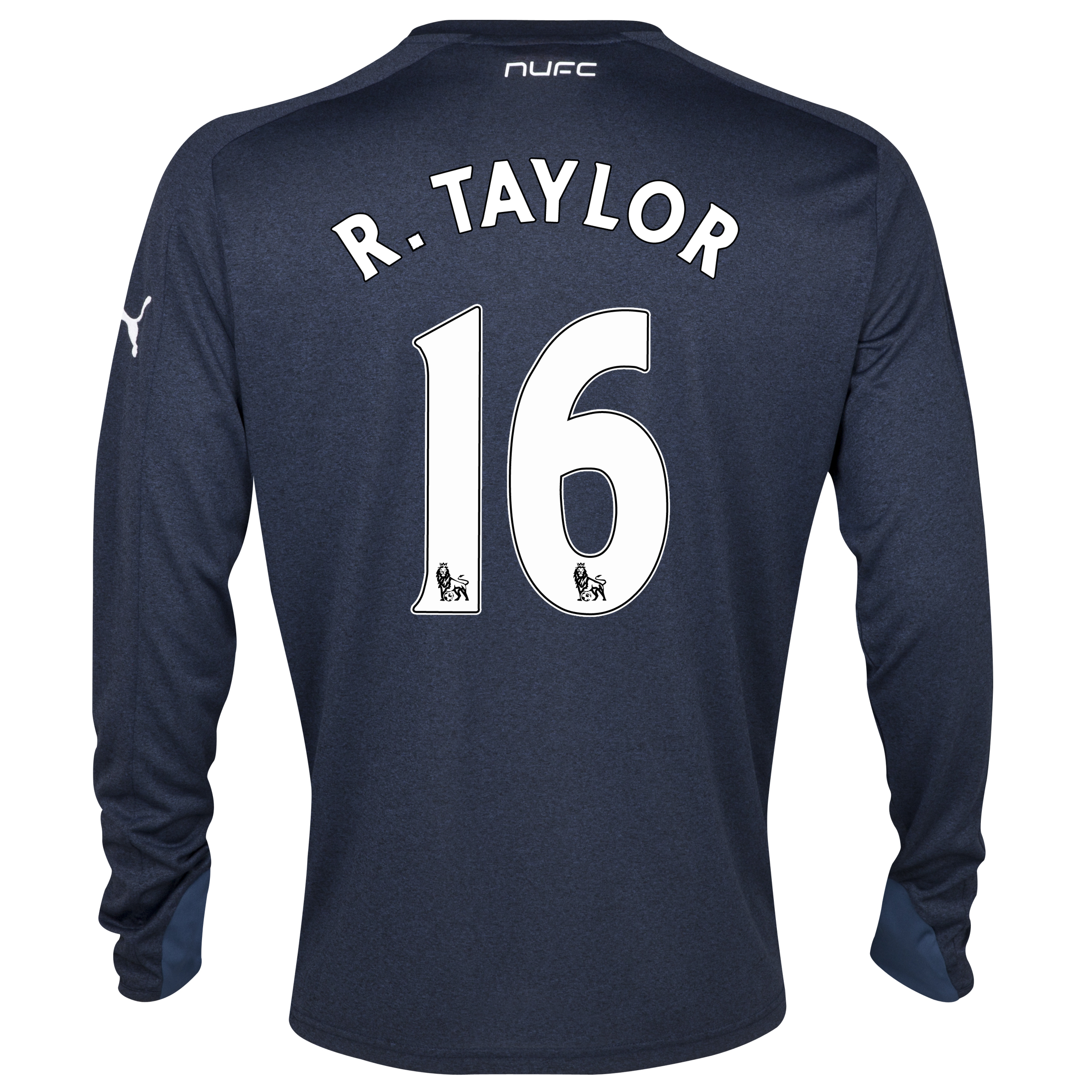 Newcastle United Away Shirt 2013/14- Long Sleeve with R. Taylor 16 printing
