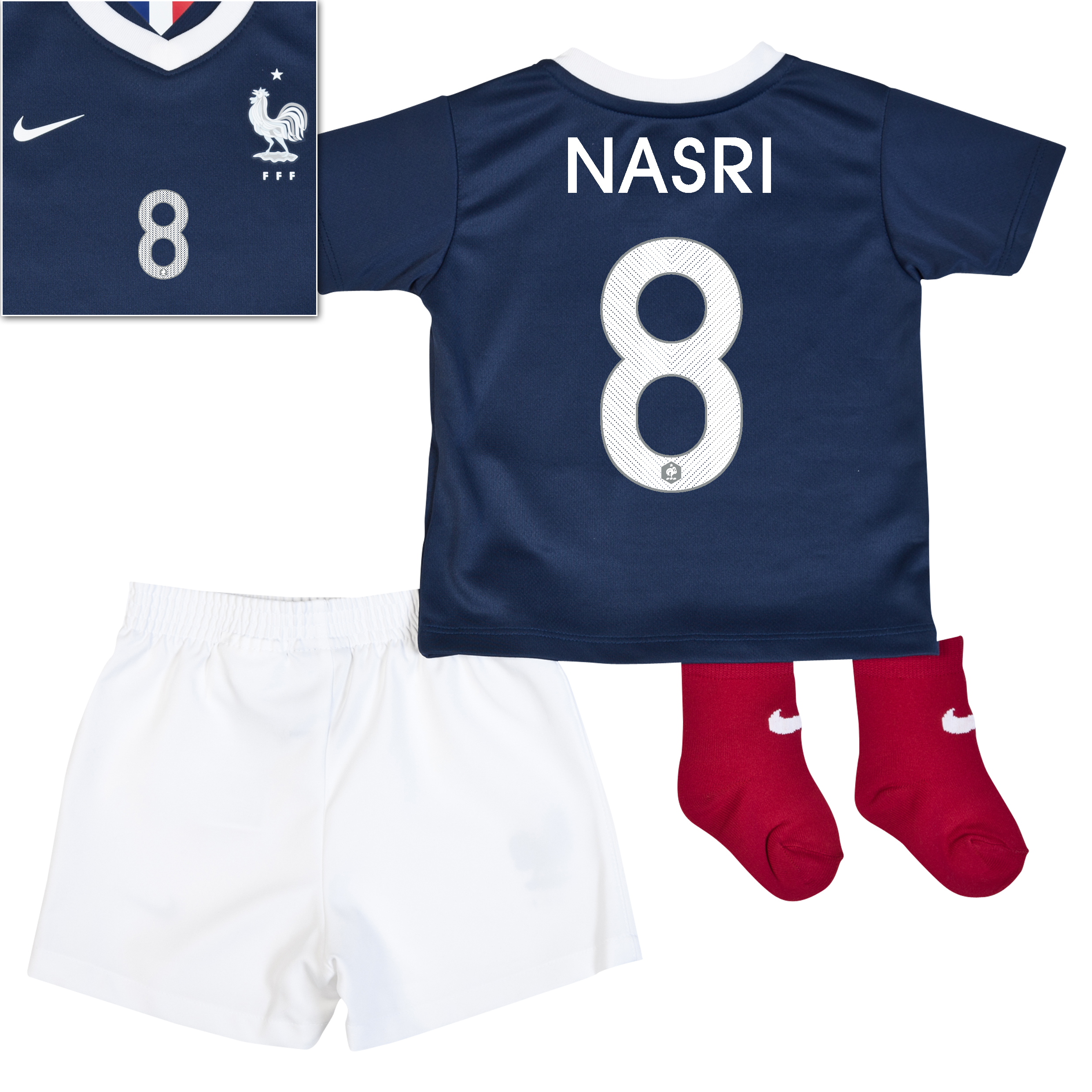 France Home Kit 2013/15 - Little Boys Navy with Nasri 8 printing