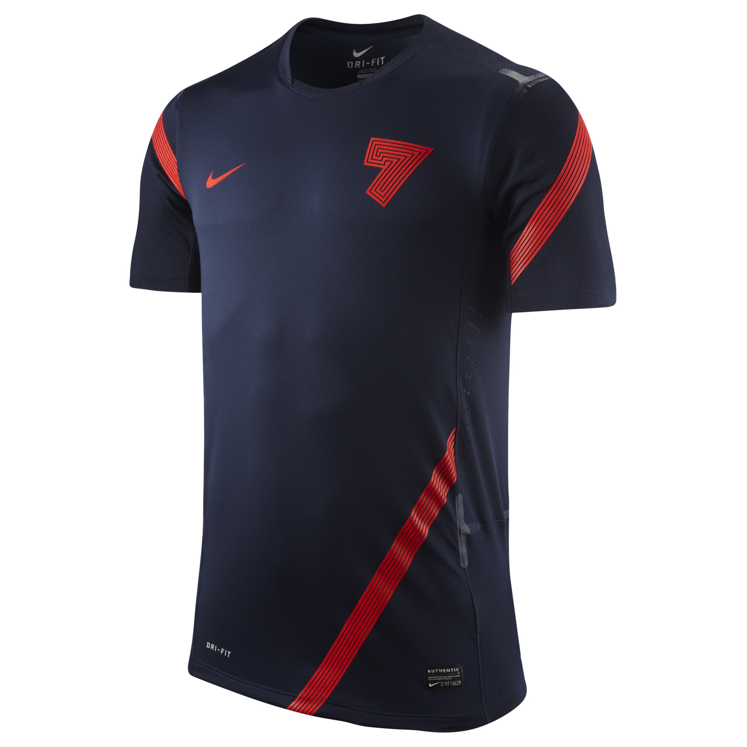 Nike CR7 Elite Training Top - Obsidian/Comet Red