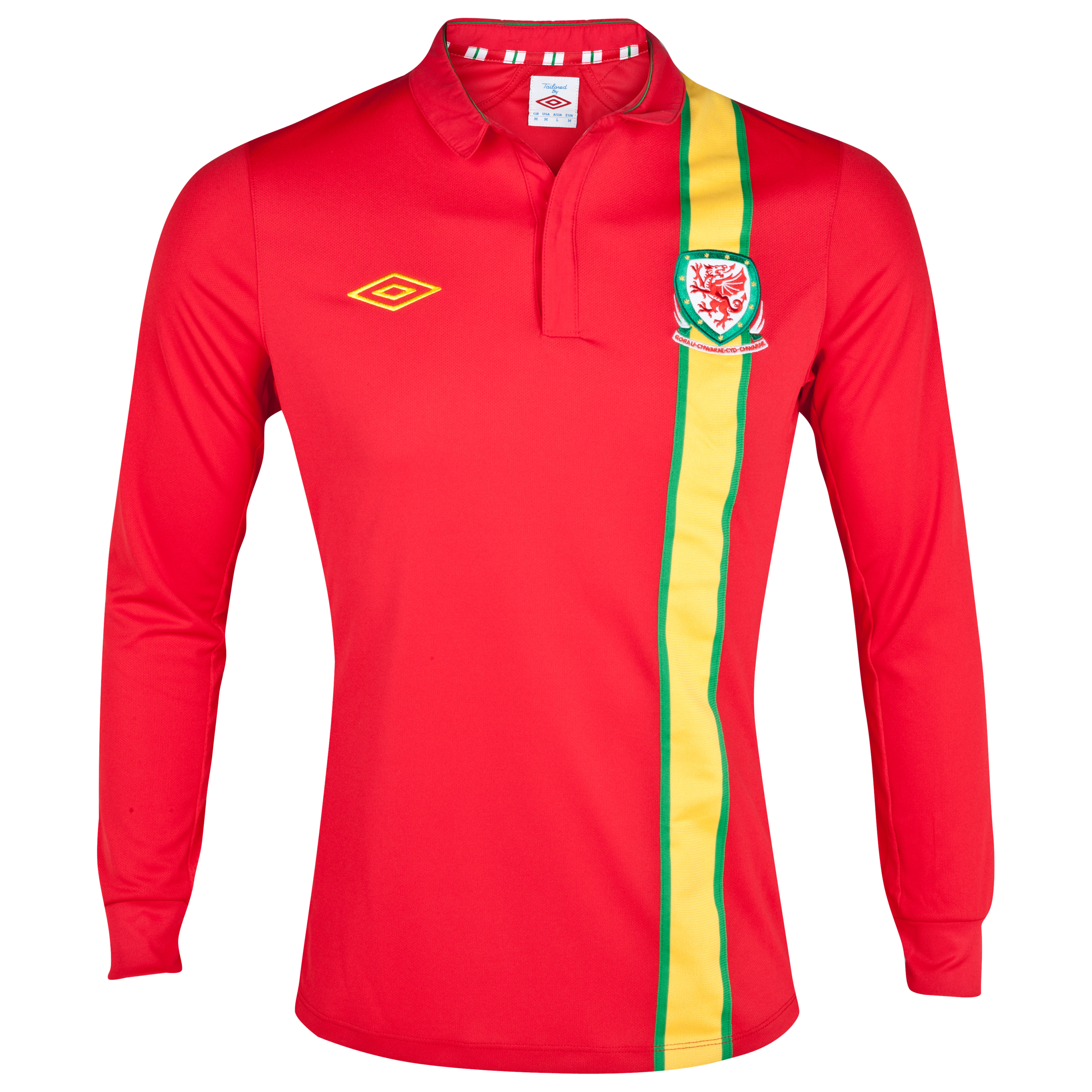 Wales Home Shirt 2012/13 - Long Sleeve