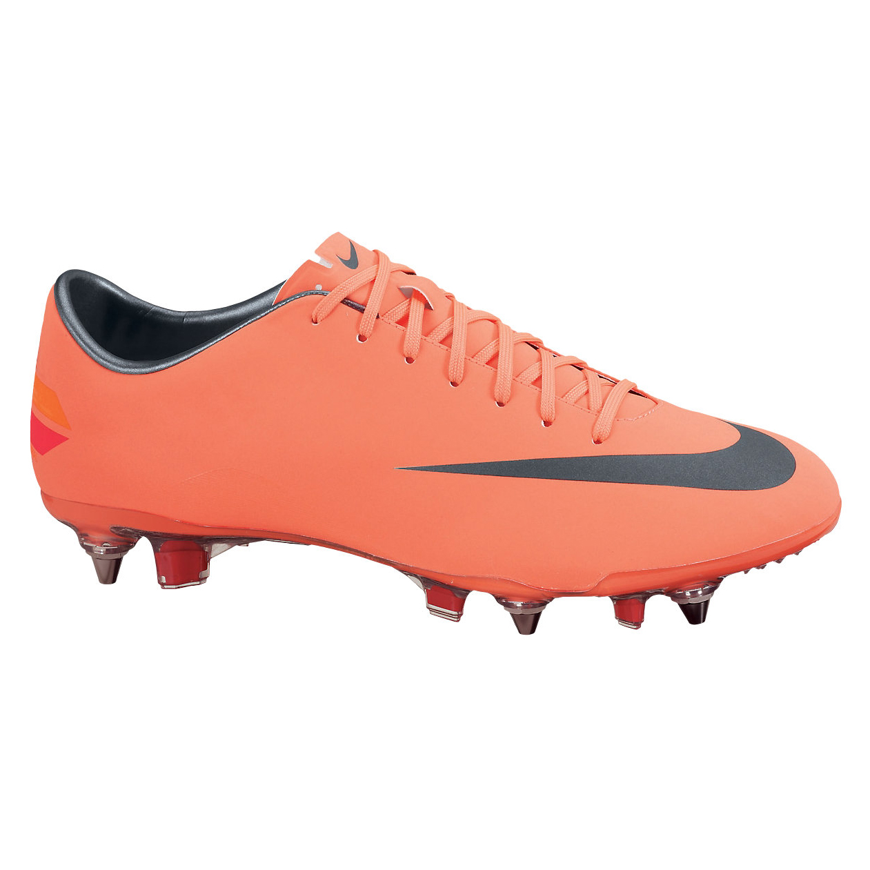 Nike Mercurial Vapor VIII Soft Ground Pro Football Boots - Bright Mango/Metalic Dark Grey