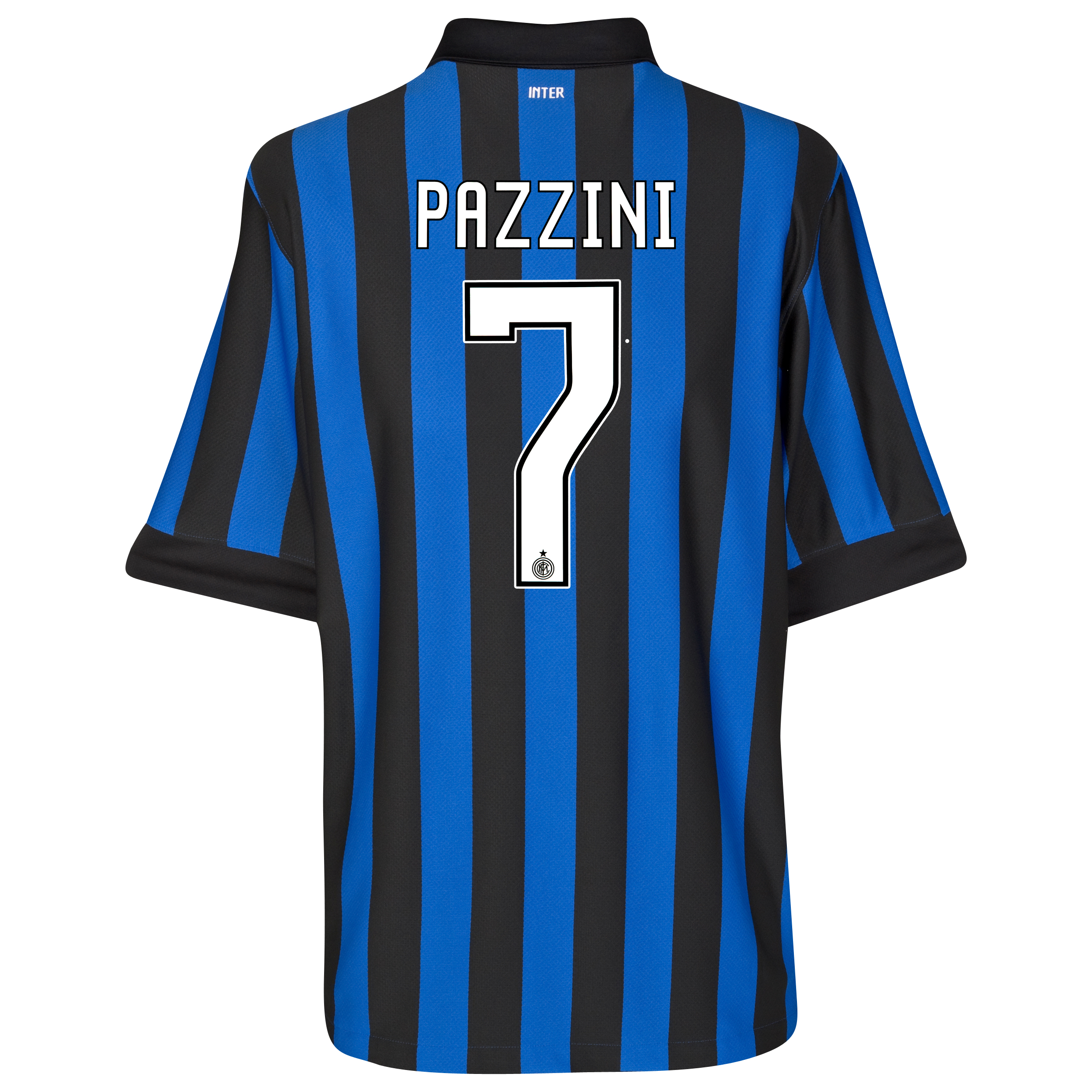 Inter Milan Home Shirt 2011/12 with Pazzini 7 printing