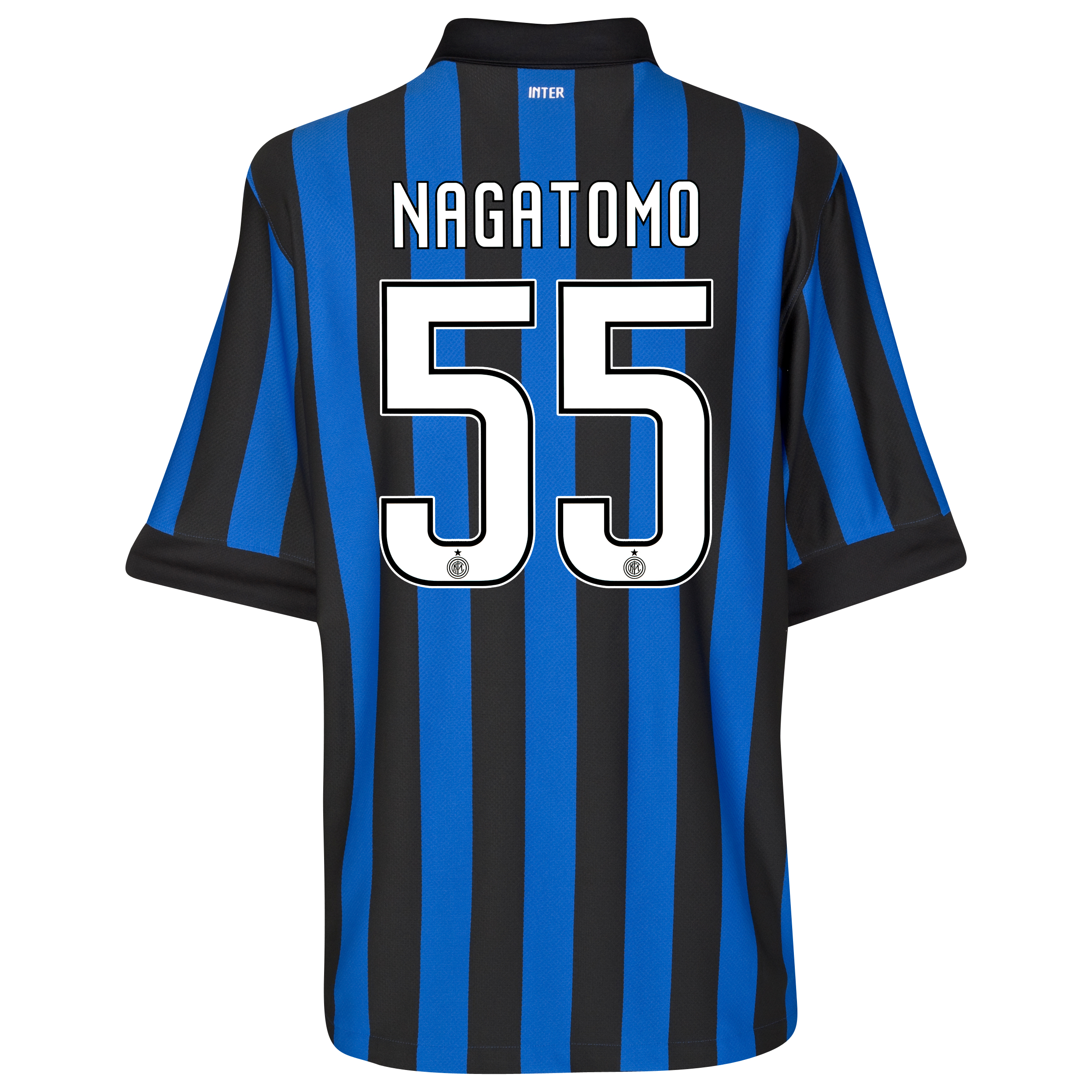Inter Milan Home Shirt 2011/12 with Nagatomo 55 printing