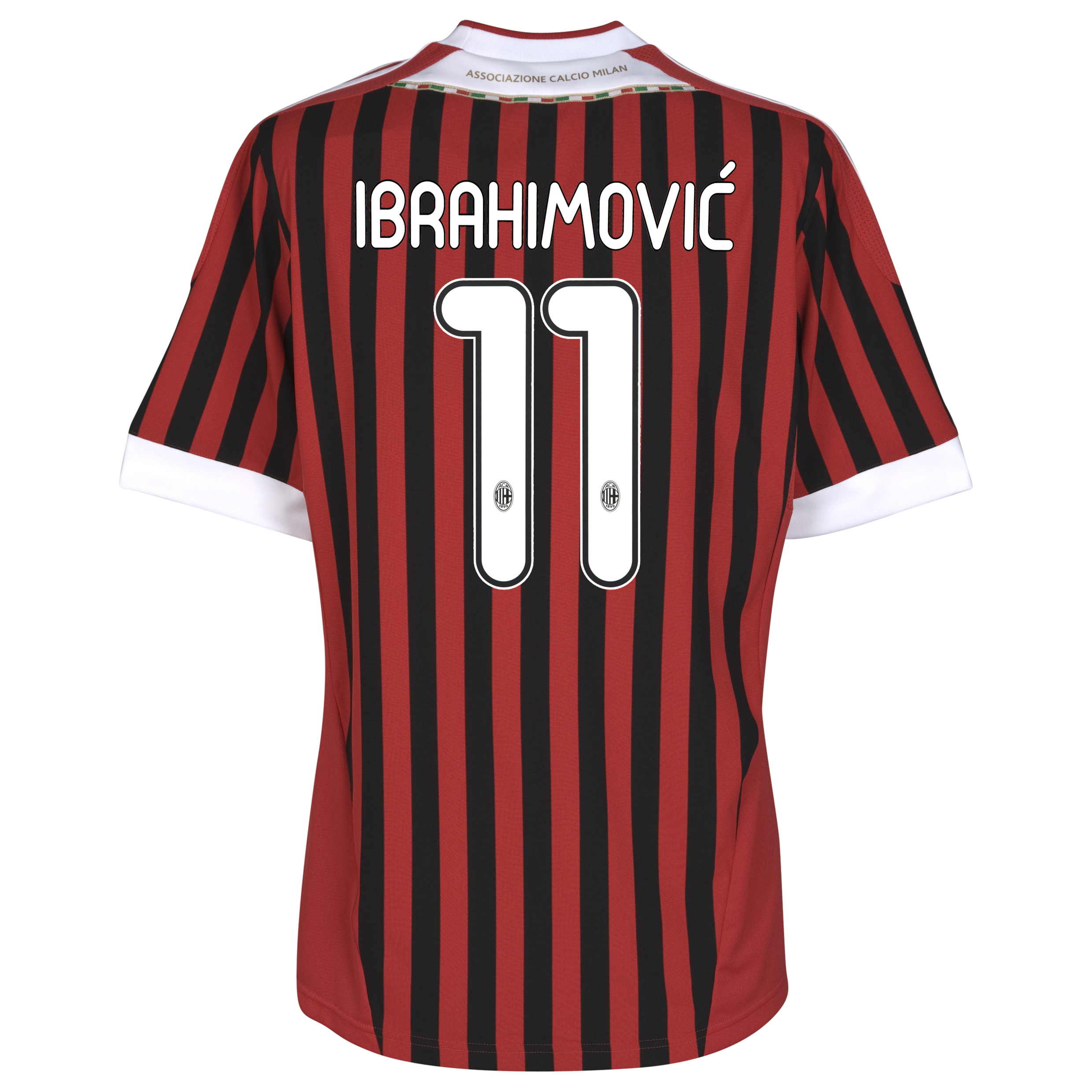 AC Milan Home Shirt 2011/12 - Kids with Ibrahimovic 11 printing