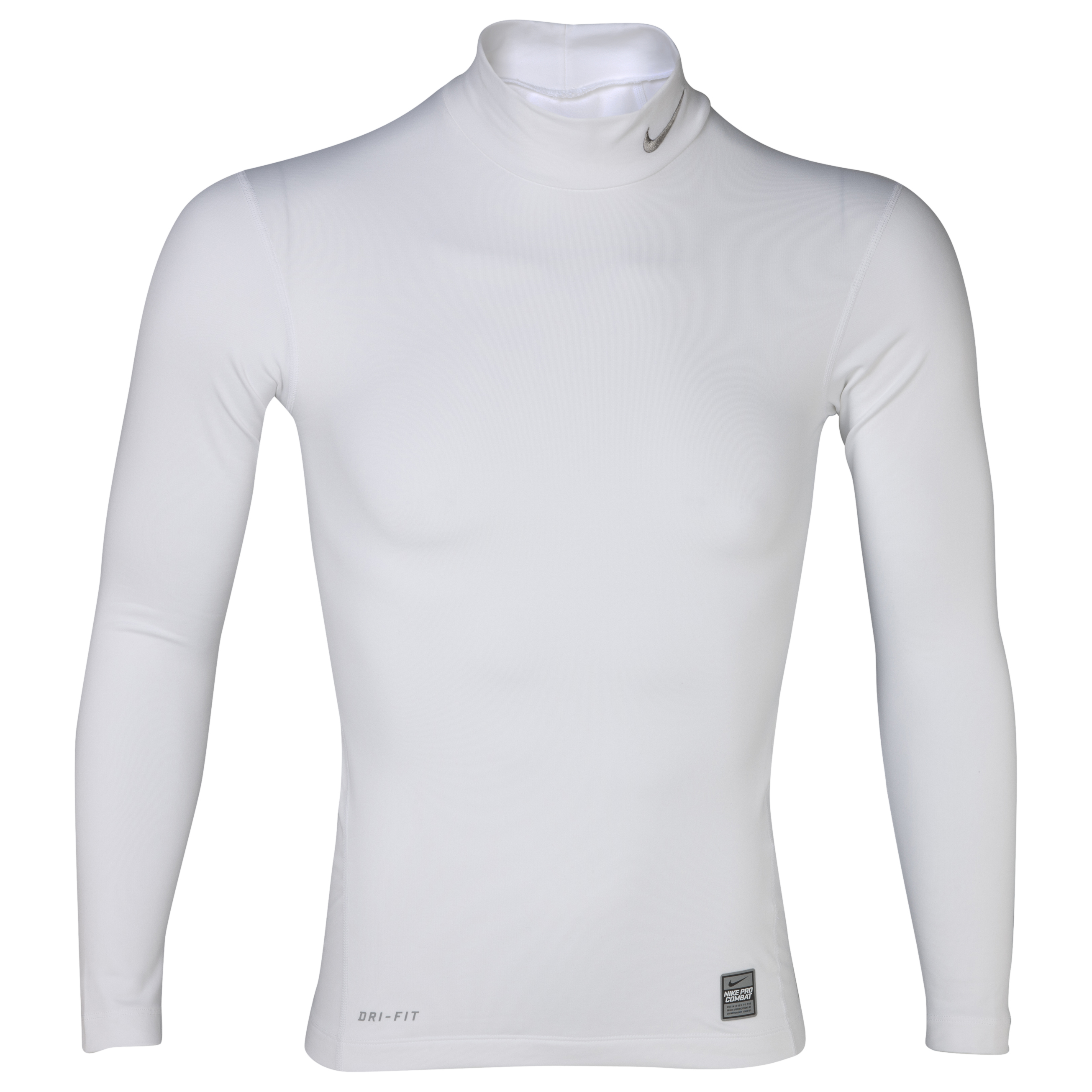 Nike Hyperwarm Compression Mock - White/Medium Grey