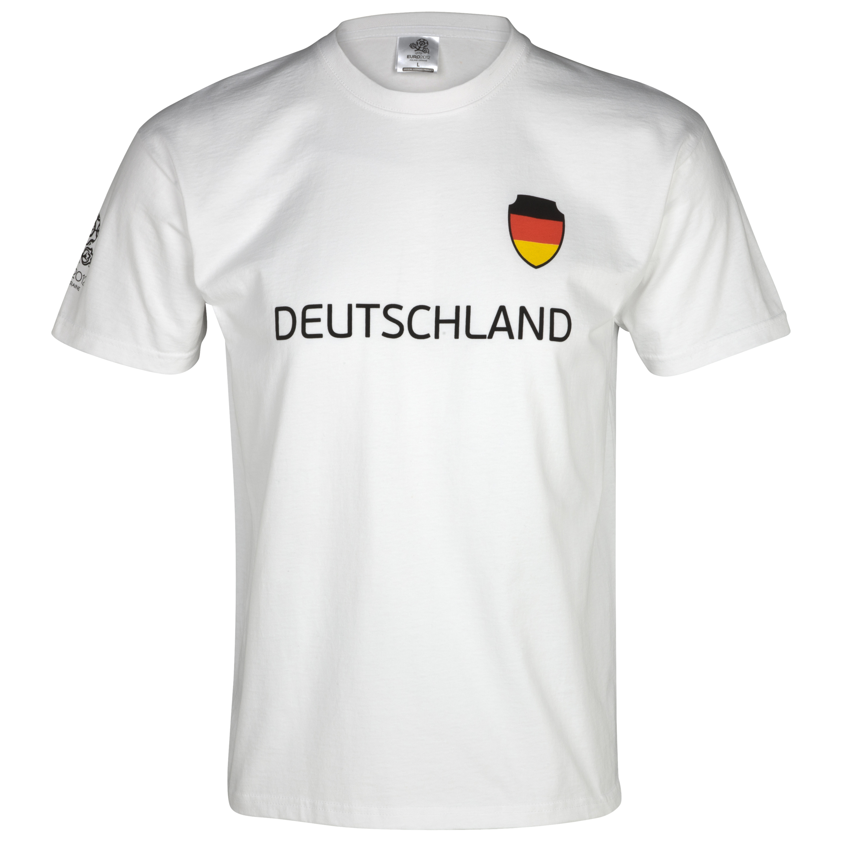 Euro 2012 Germany T-Shirt - White/Black.