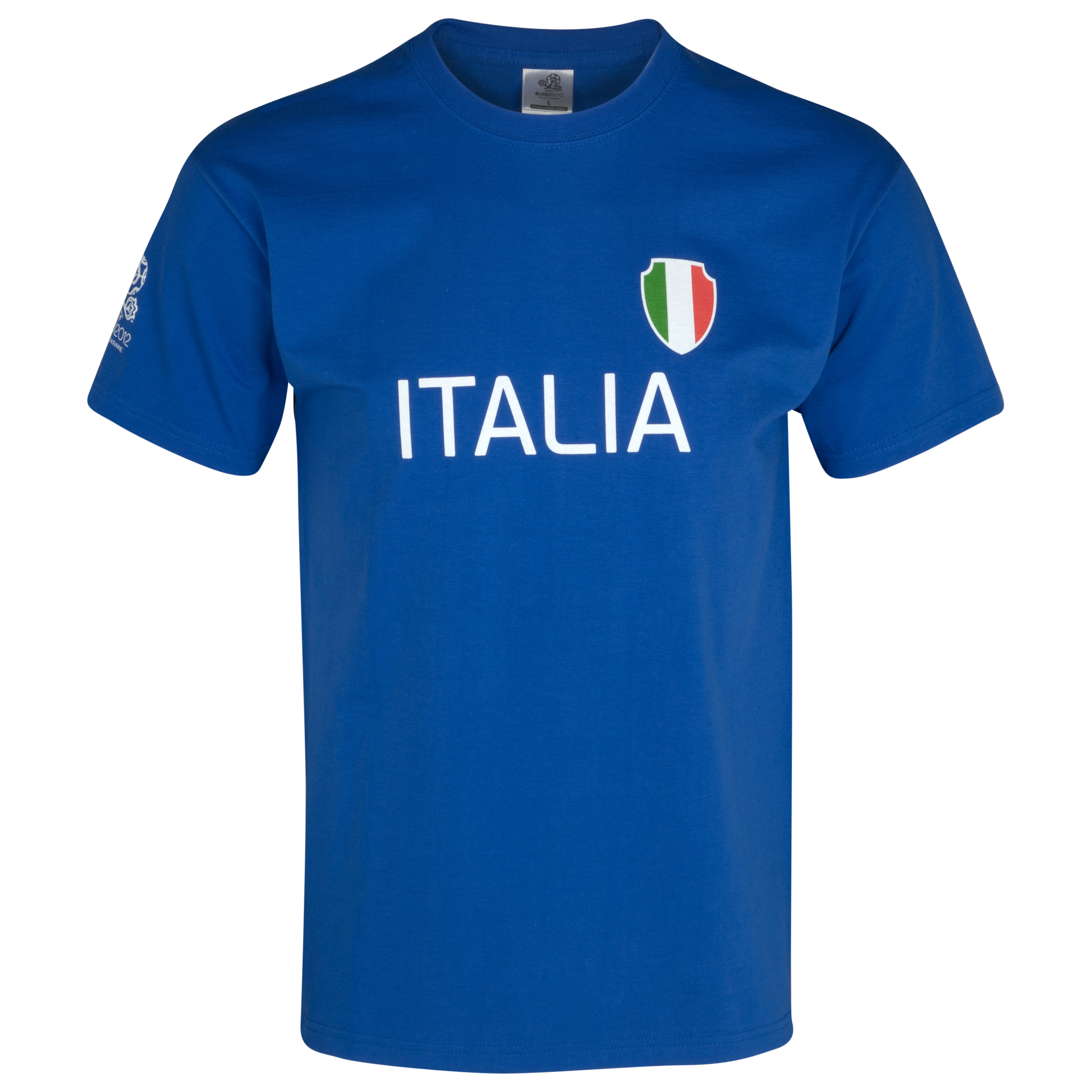 Euro 2012 Italy T-Shirt - Blue/White/Green.