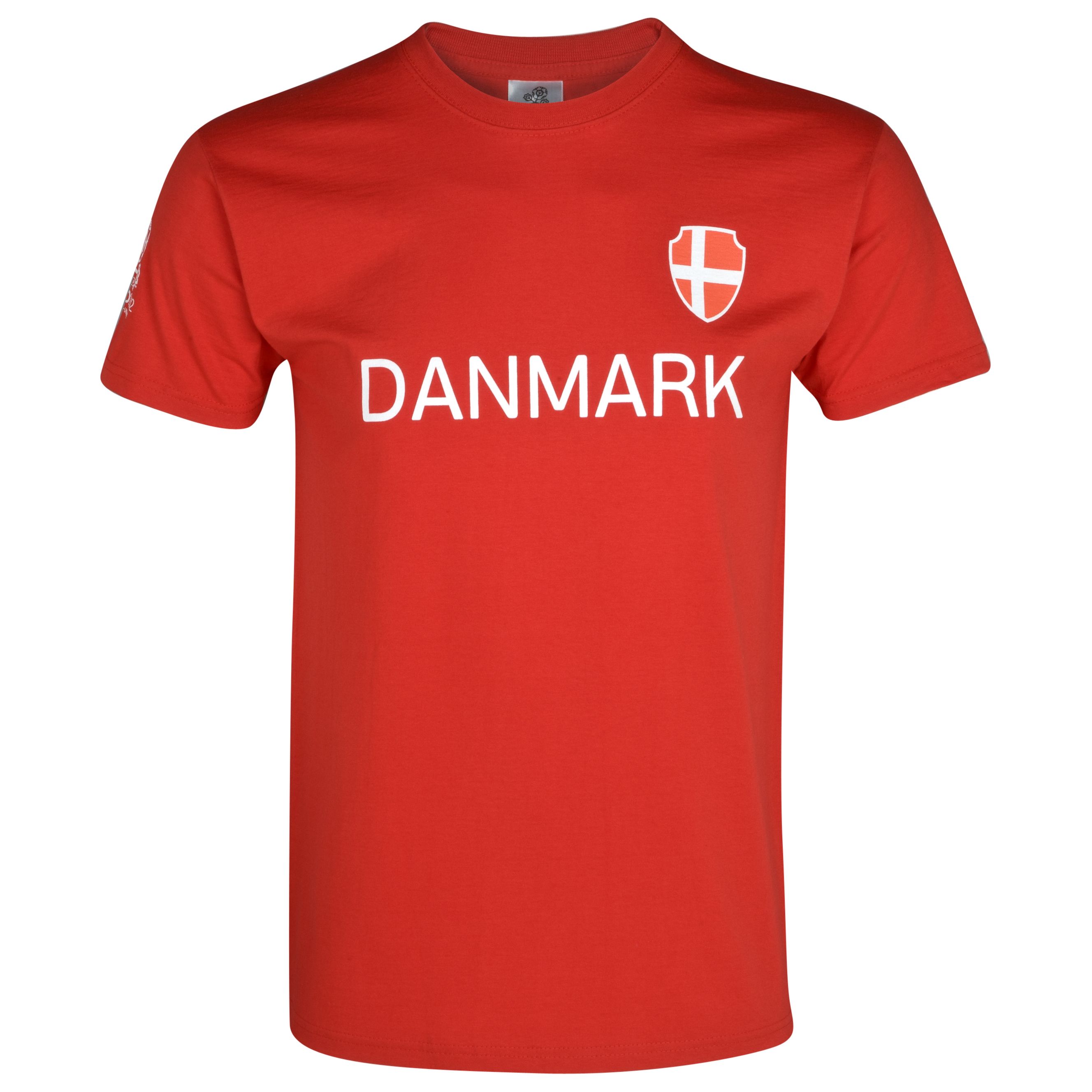 Euro 2012 Denmark T Shirt Red~White