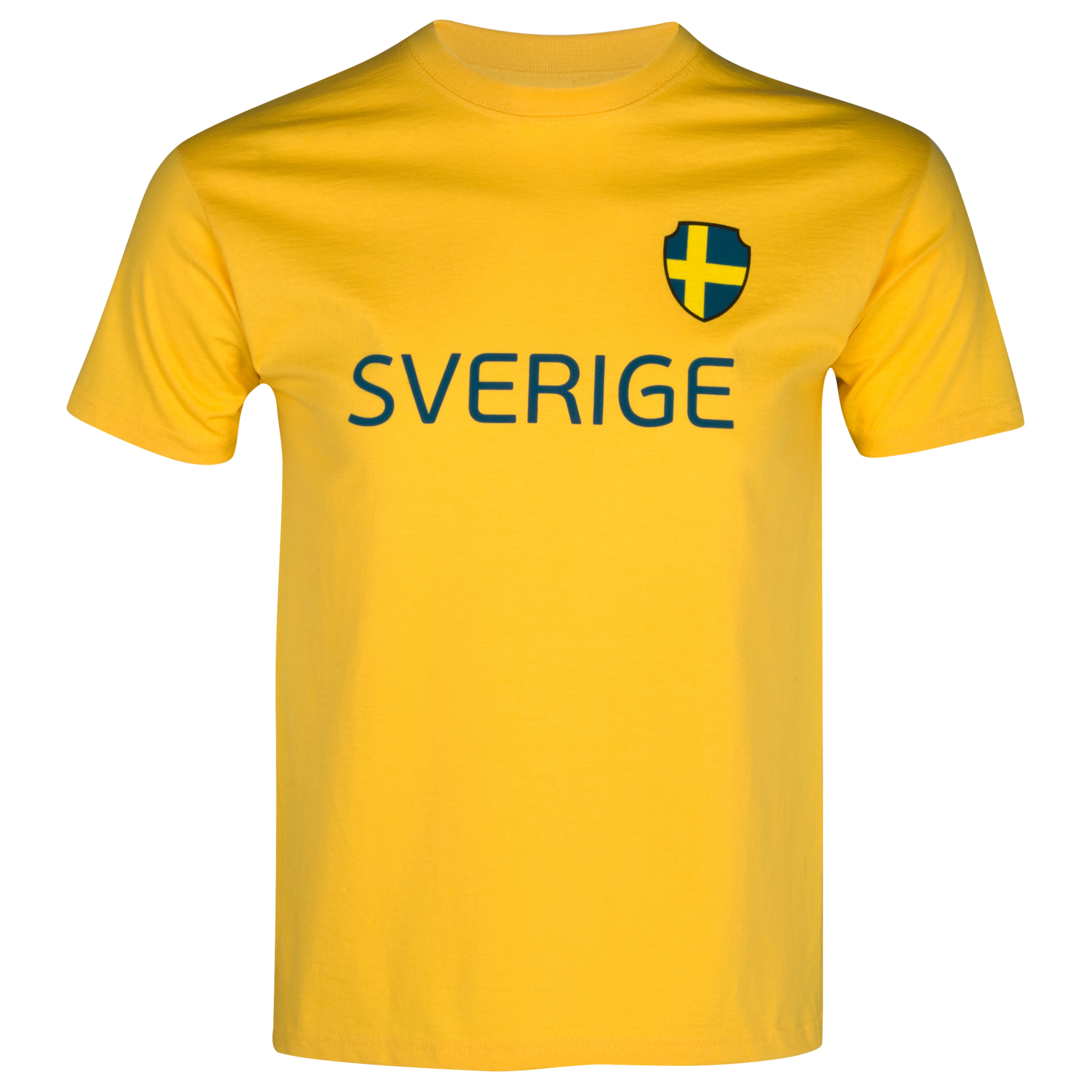 Euro 2012 Sweden T Shirt Yellow~Blue