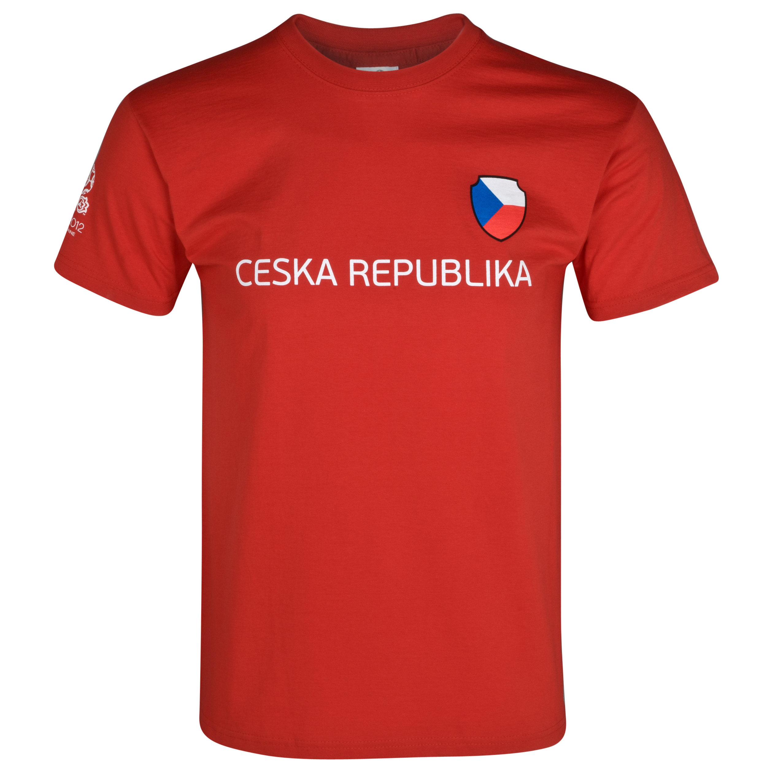 Euro 2012 Czech Republic T Shirt Red~White