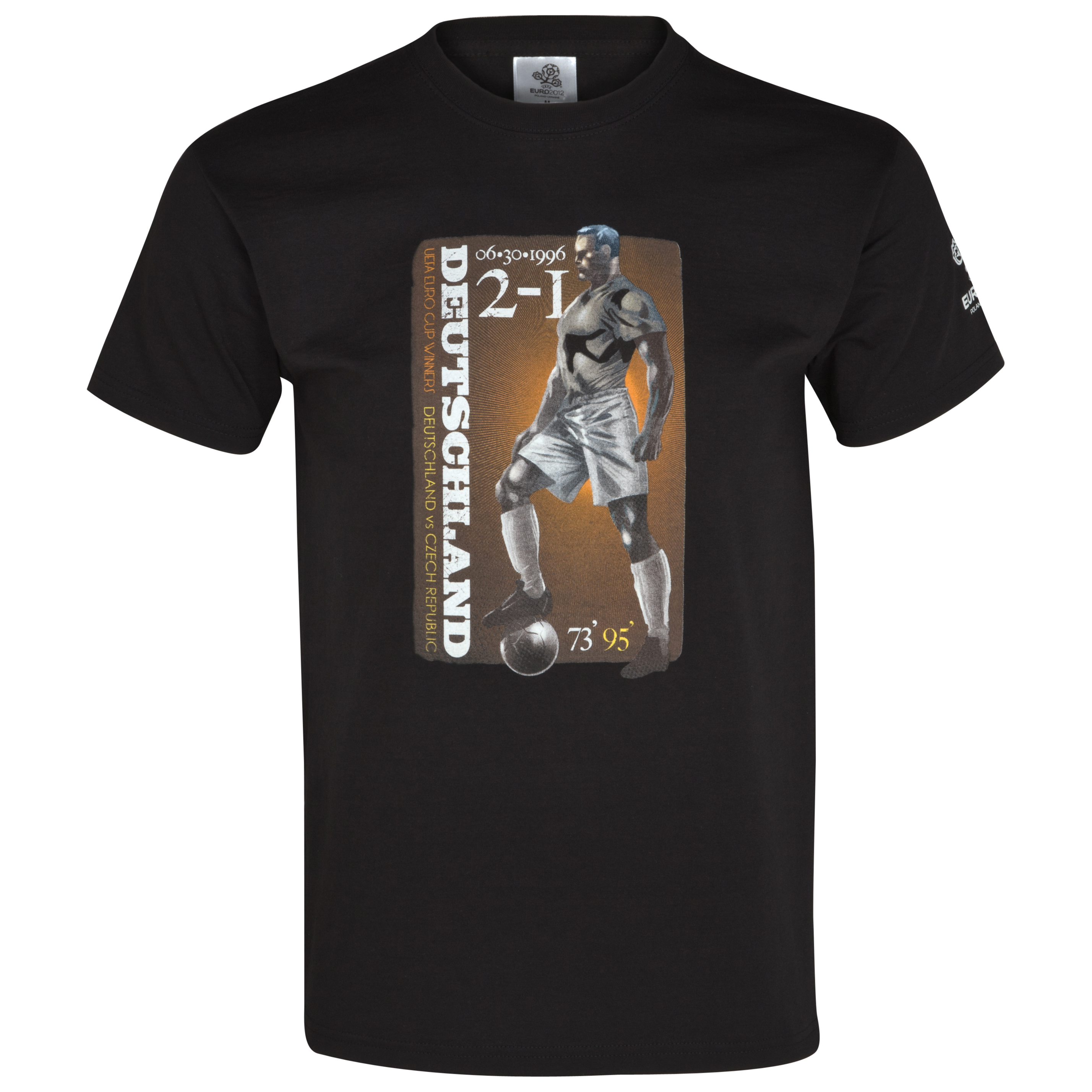 Euro 2012 Germany Winners 1996 T-Shirt - Black