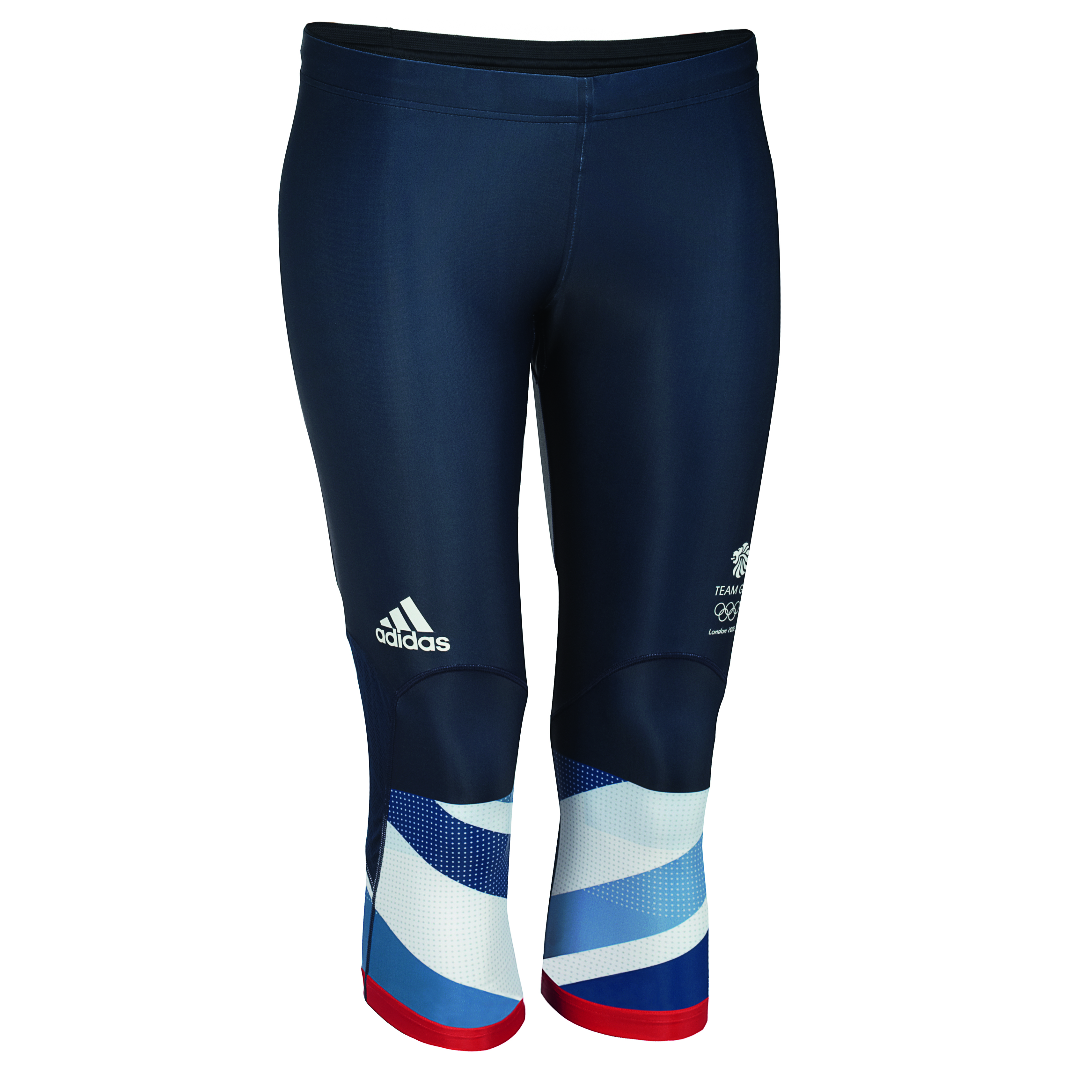 adidas Team GB Running 3~4 Tight Womens Dark Indigo
