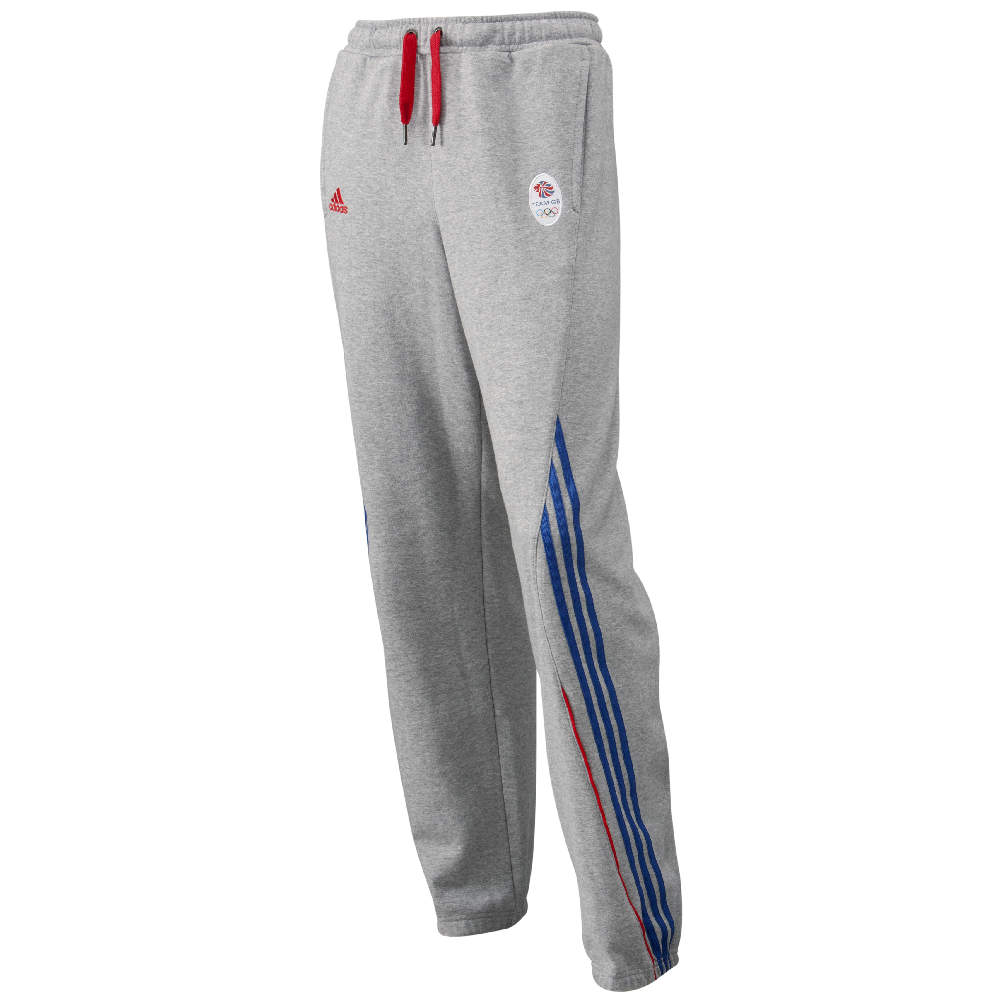 adidas Team GB Knit Pant Medium Grey Heather~Victory Blue S07
