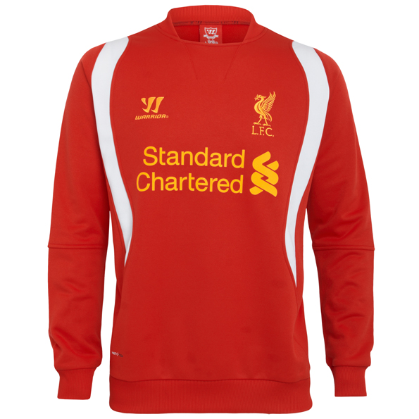 Liverpool Training Sweat Top - High Risk Red