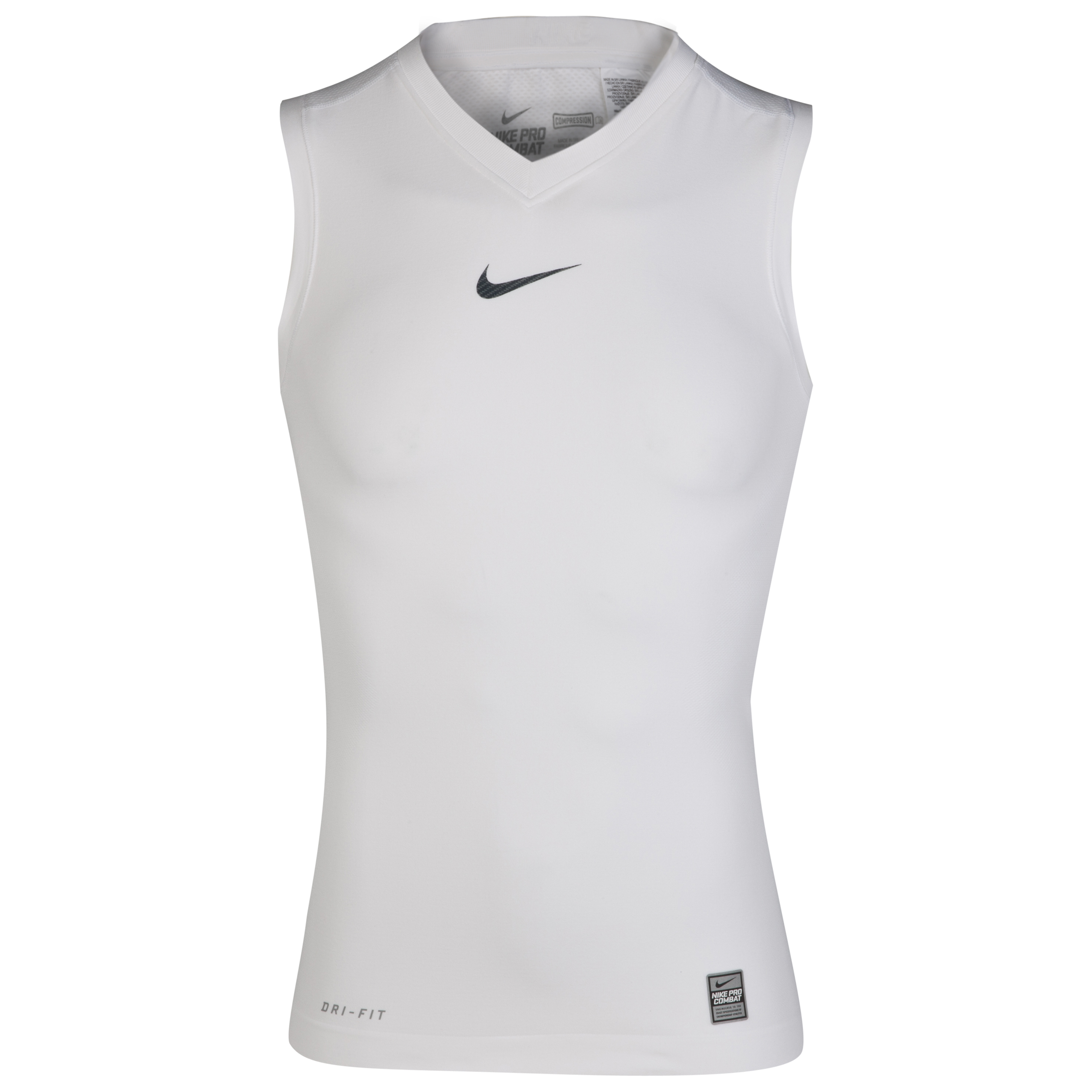 Nike Pro Combat Hypercool Baselayer Top - Sleeveless - White