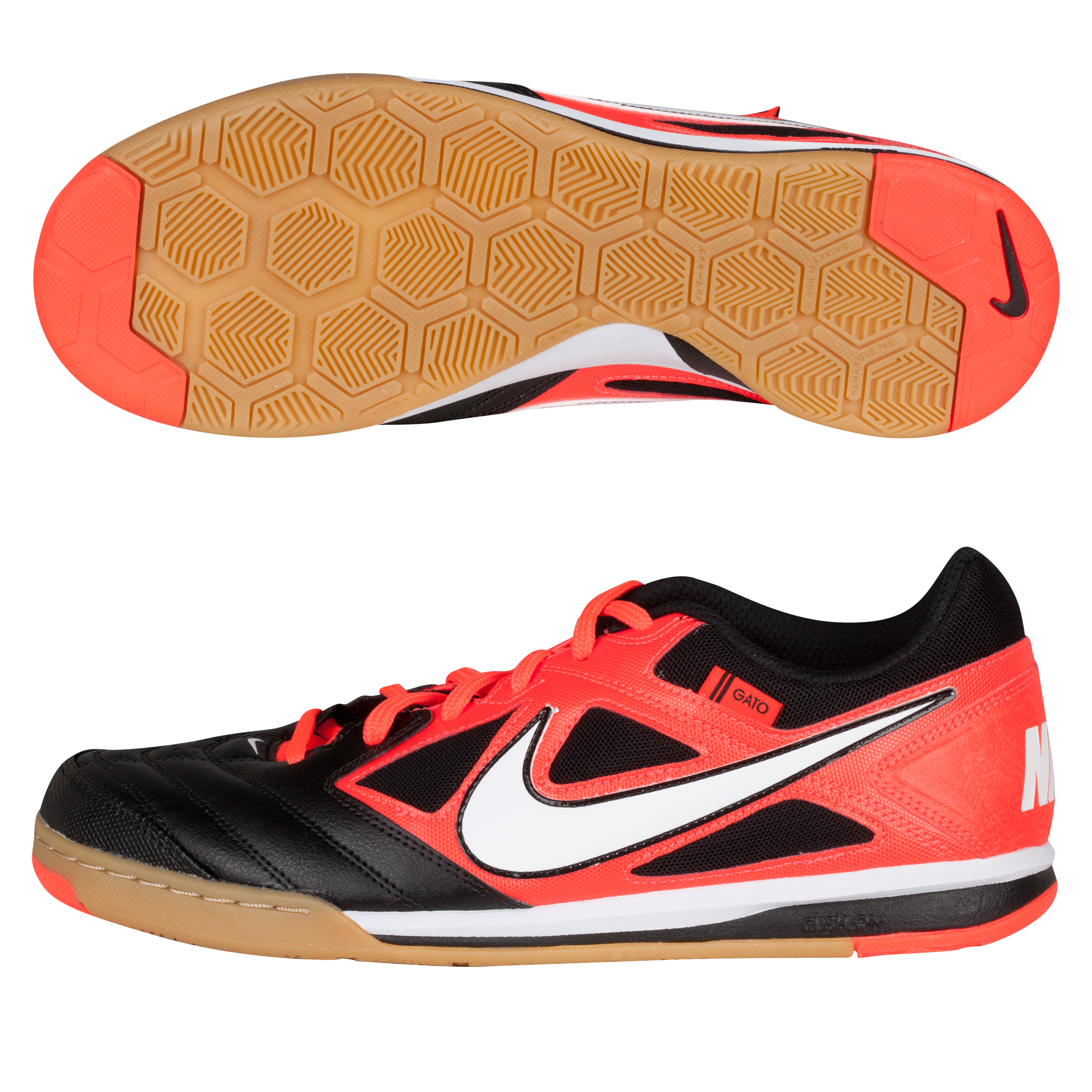 Nike5 Gato Trainers - Black/White/Bright Crimson/GM Light