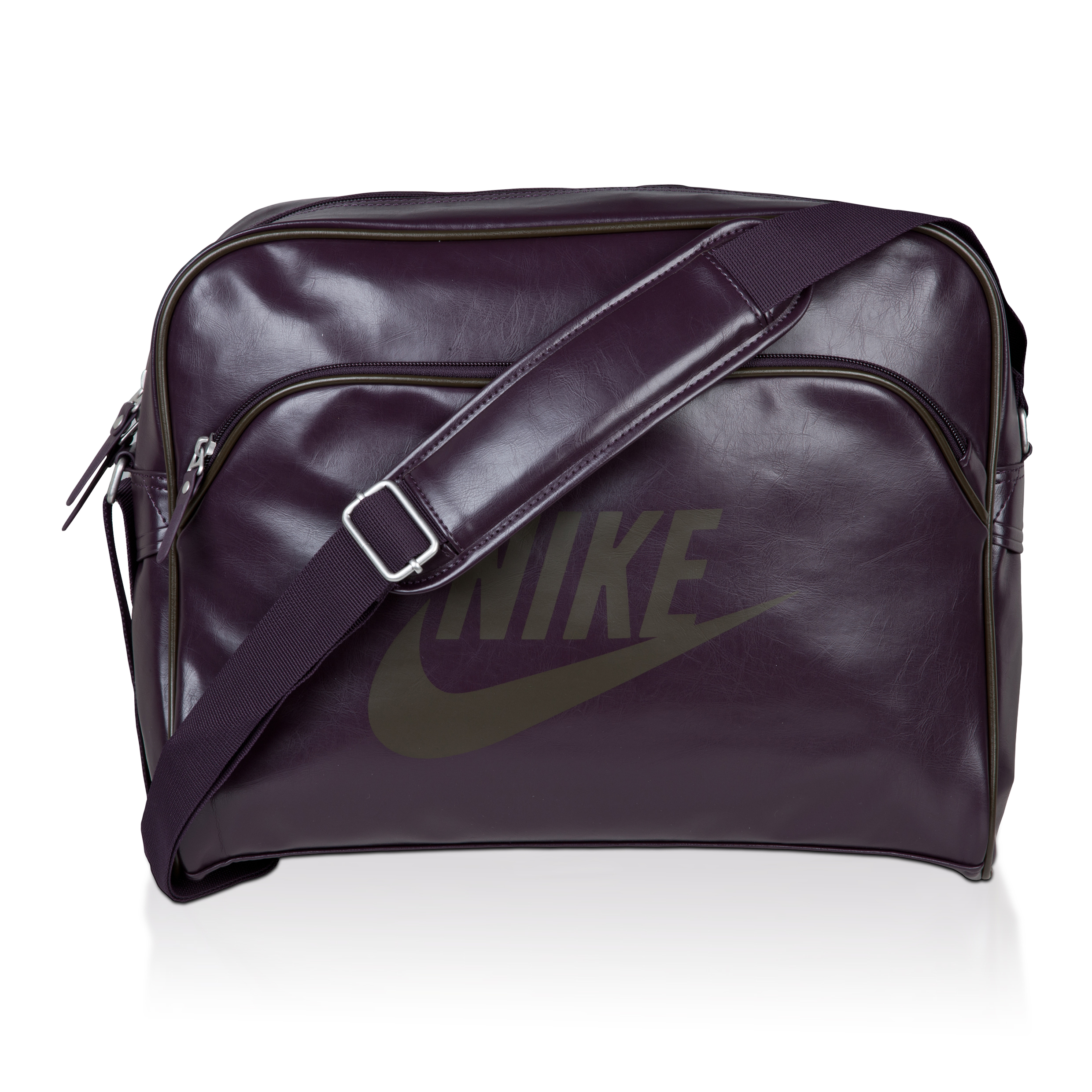 Nike Heritage Track Shoulder Bag - Port Wine/ Deep Smoke