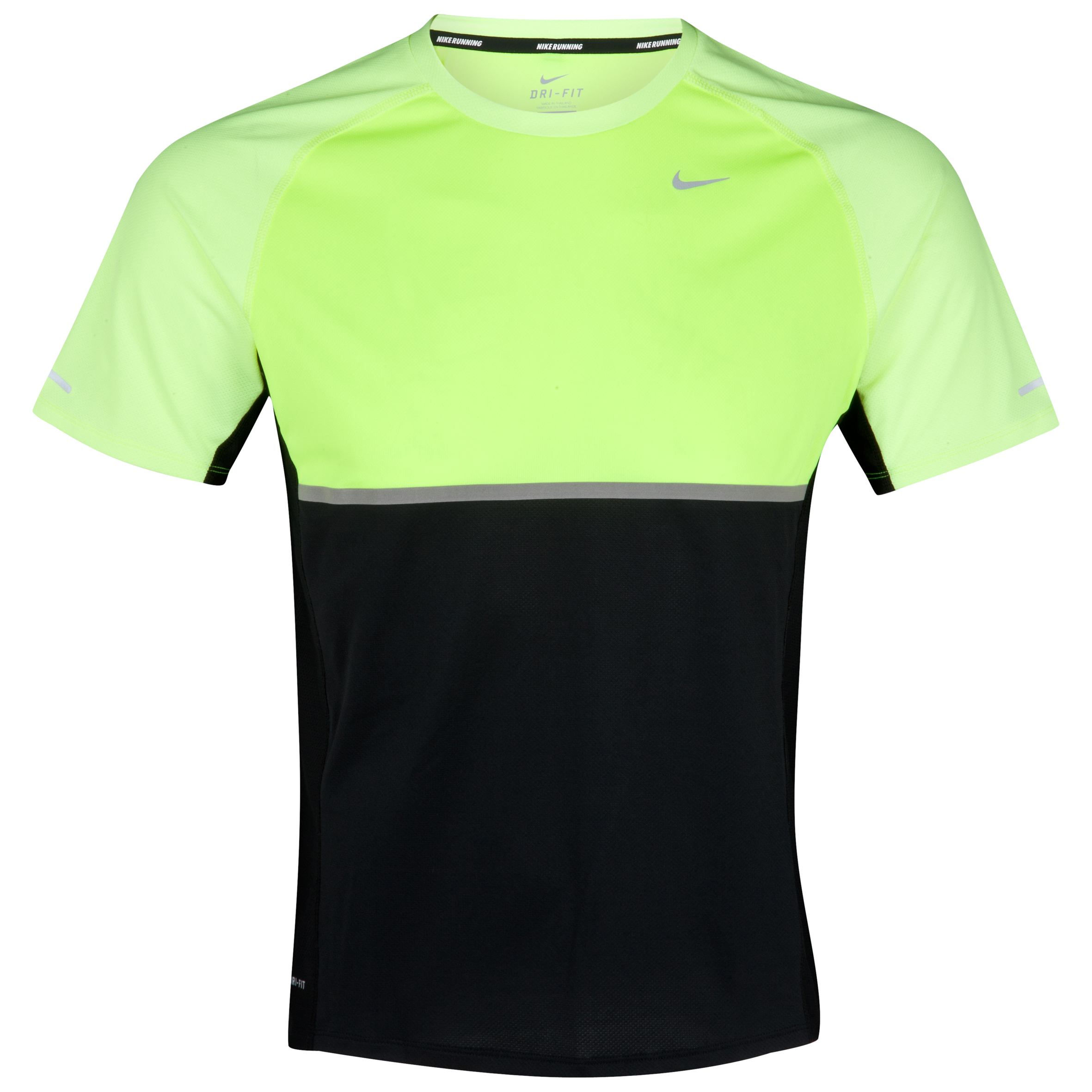 Nike Sphere T-Shirt - Black/Volt/Light Charcoal/Reflective Silver