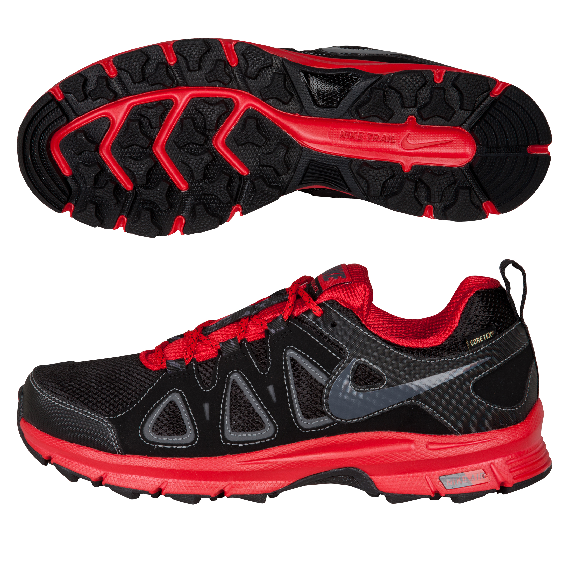 Nike Air Alvord 10 GTX Trainers - Black/Dark Grey/University Red