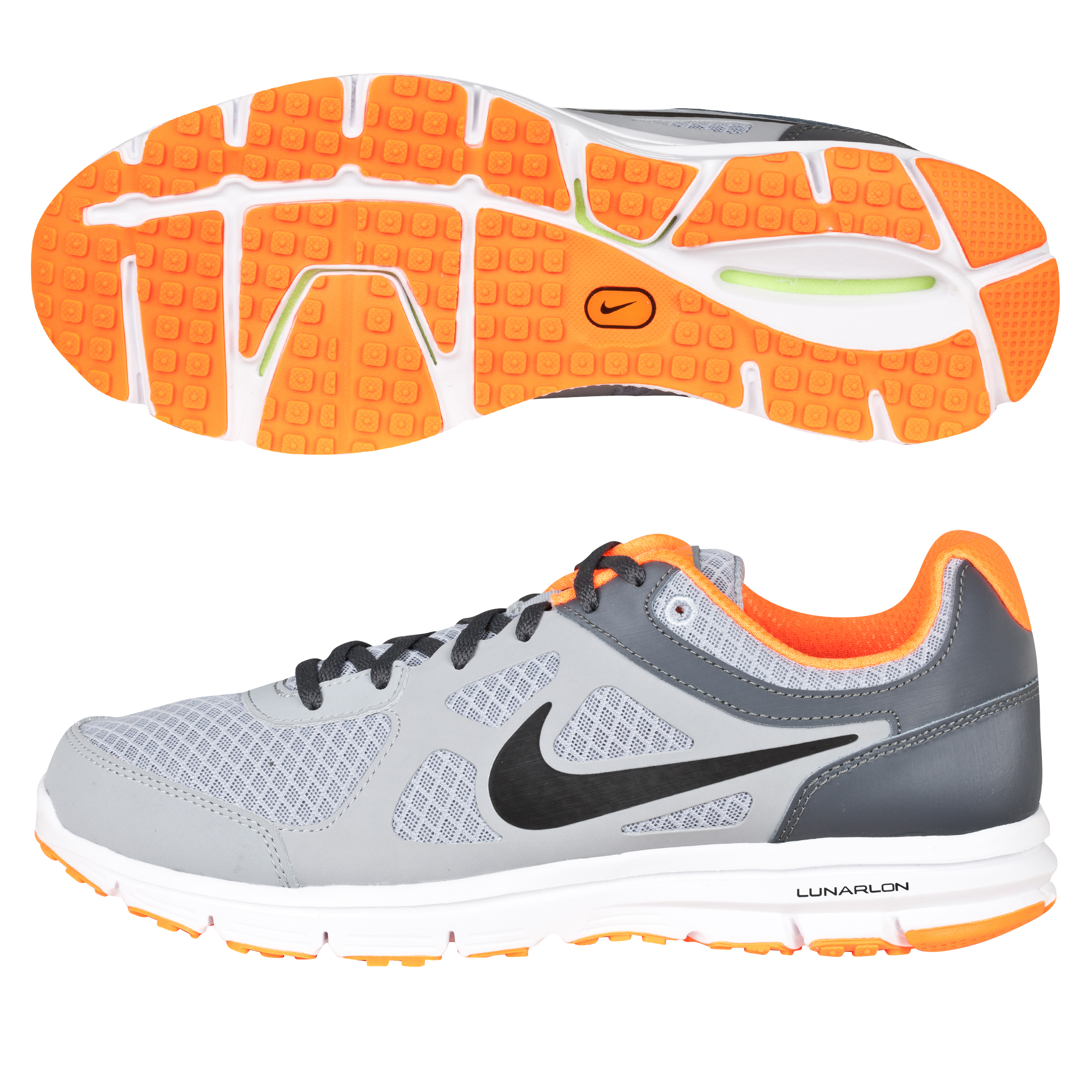 Nike Lunar Forever Trainers - Wolf Grey/Black/Dark Grey/Total Orange