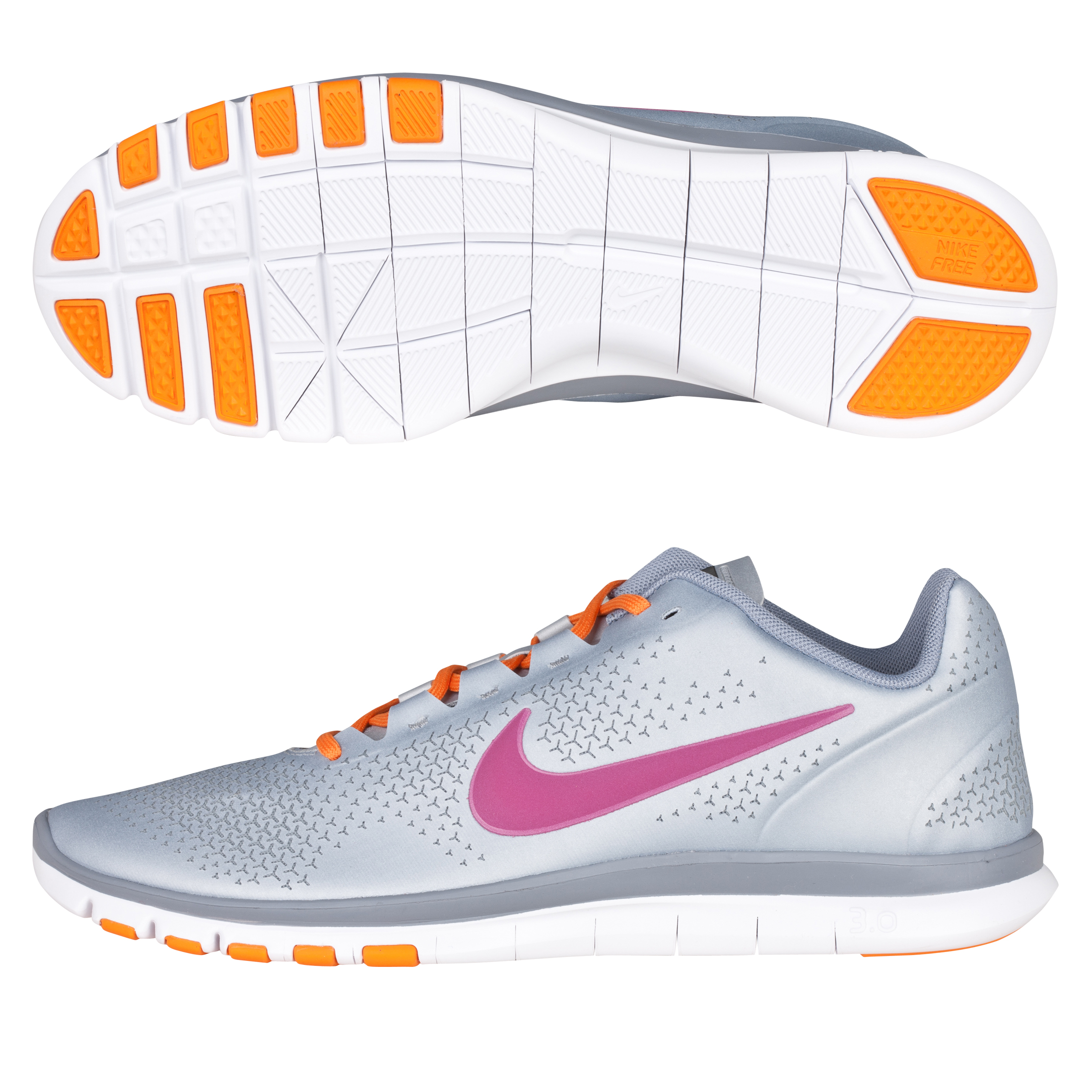 Nike Womens Free Advantage Trainer - Platinum/Fireberry - Womens