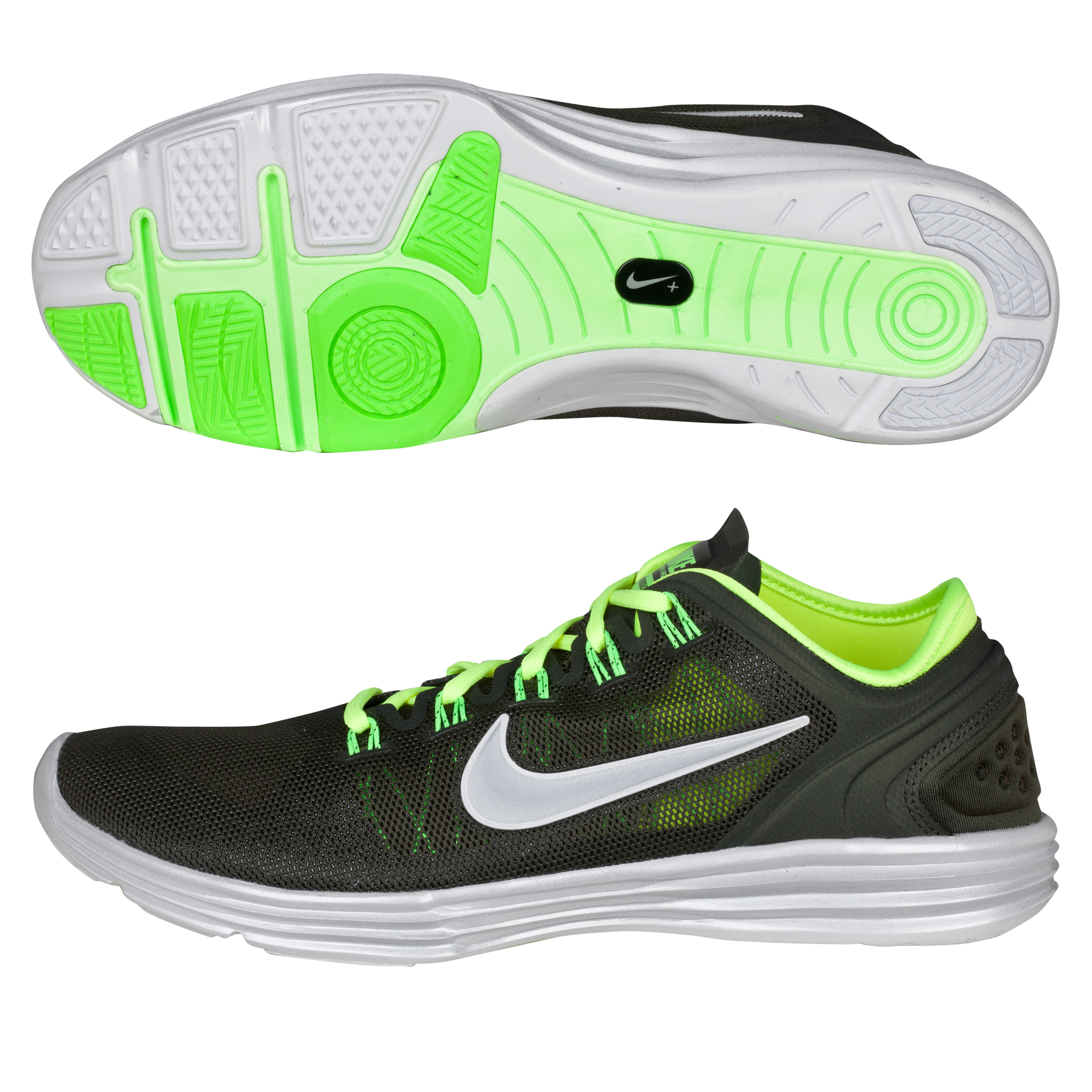 Nike Womens Lunar Hyperworkout Xt+ Trainer - Silver/Green - Womens