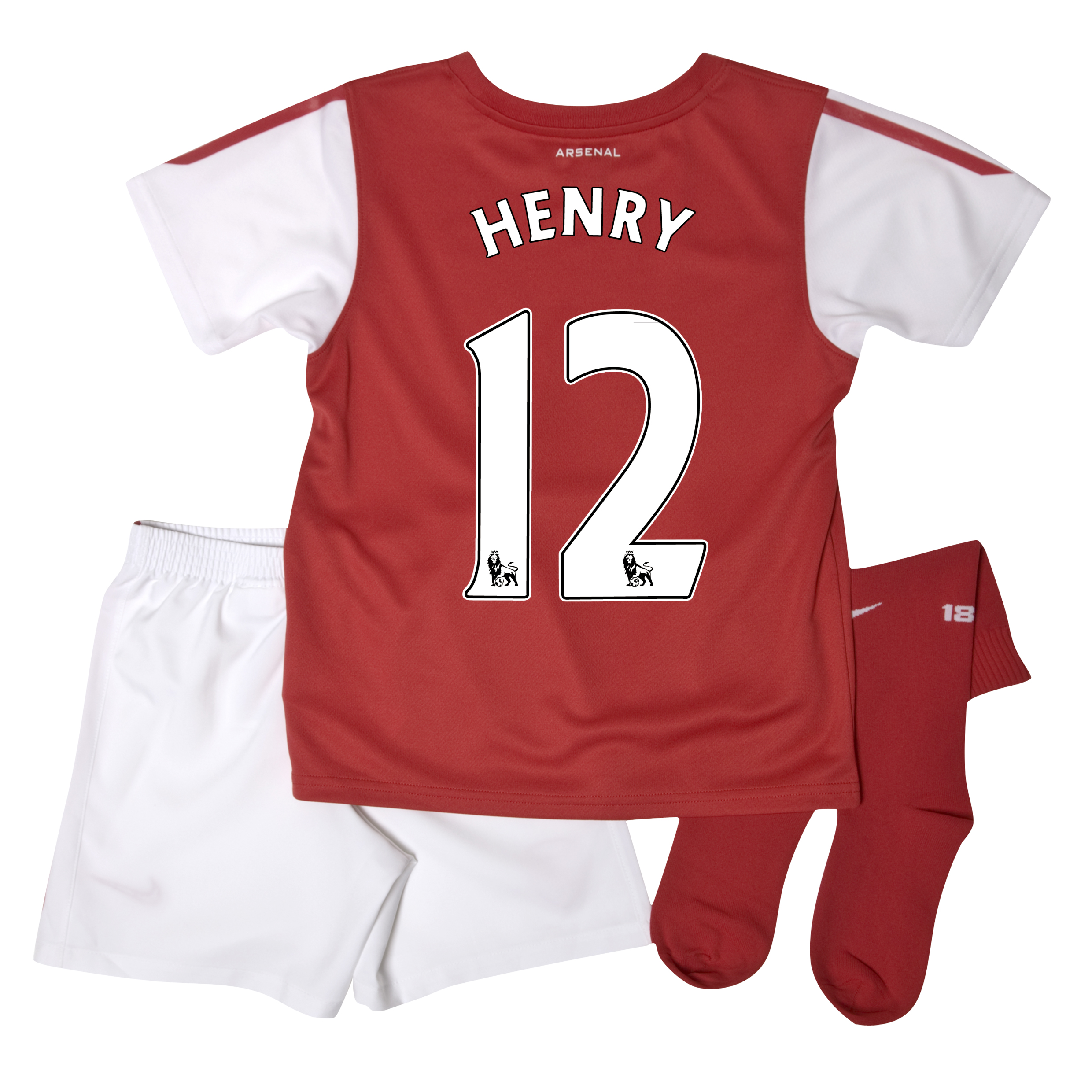 Arsenal Home Kit 2011 - Little Kids with Henry 12 printing