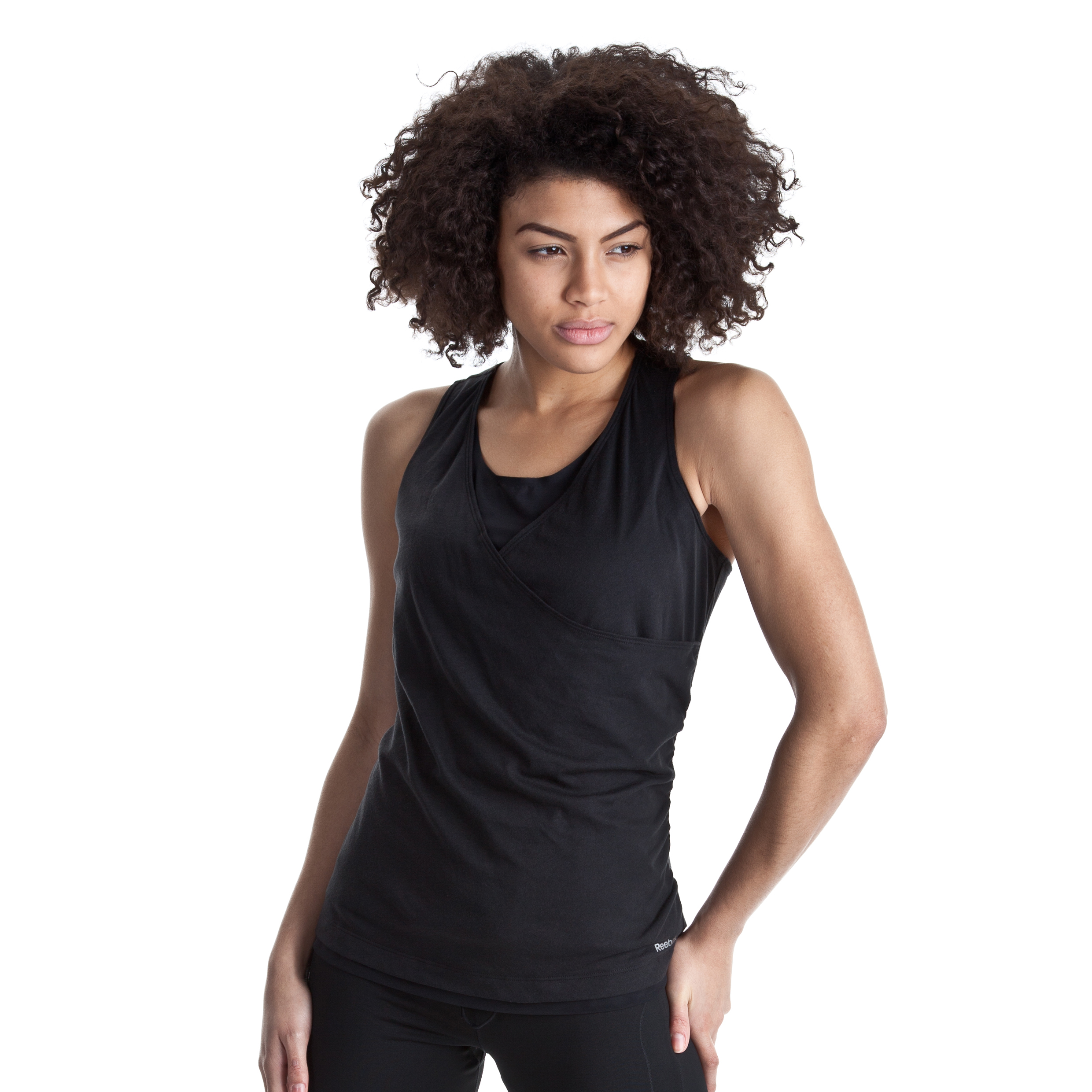 Reebok Double Layer Shapewear Tank - Black - Women