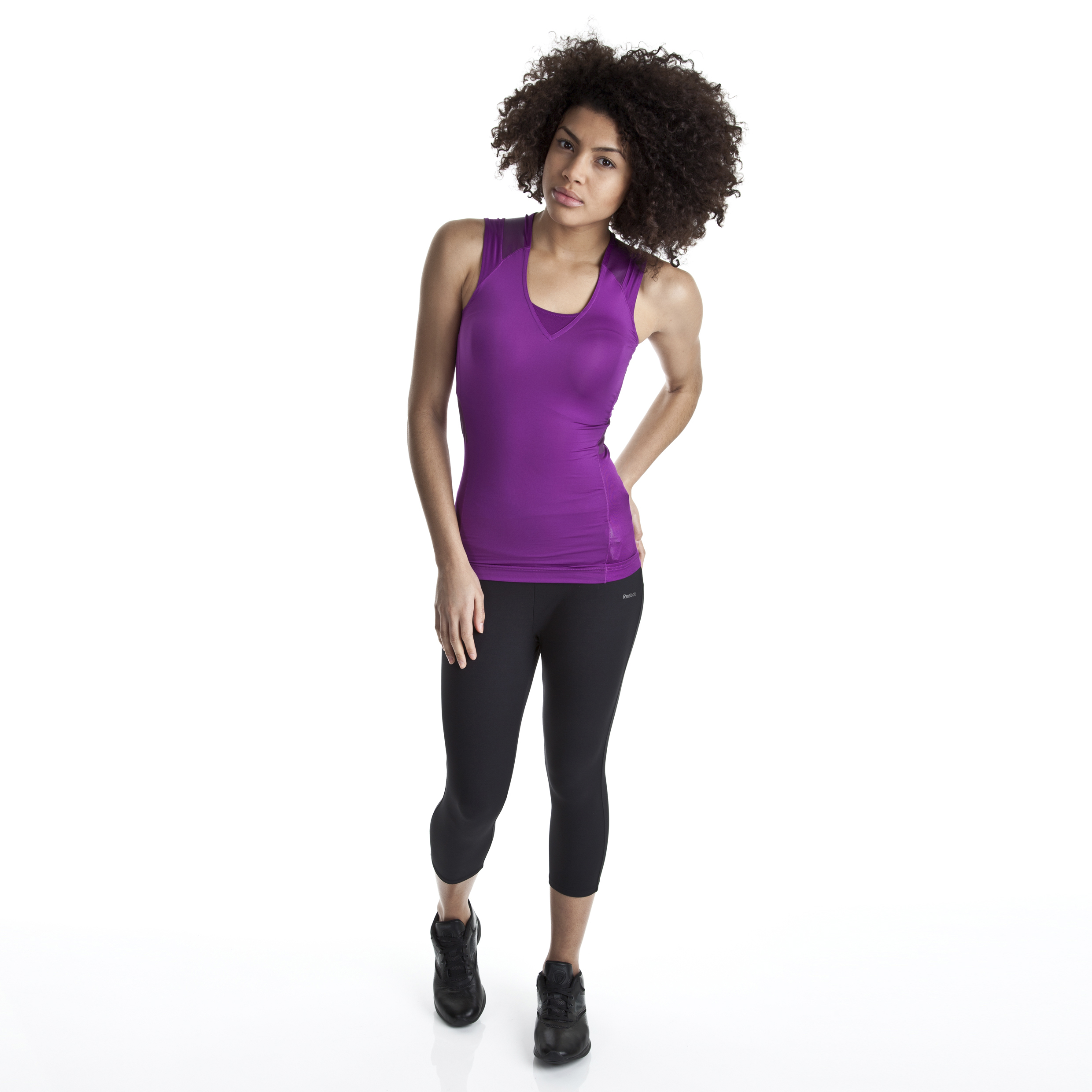 Reebok Shapewear Capri - Women - Black