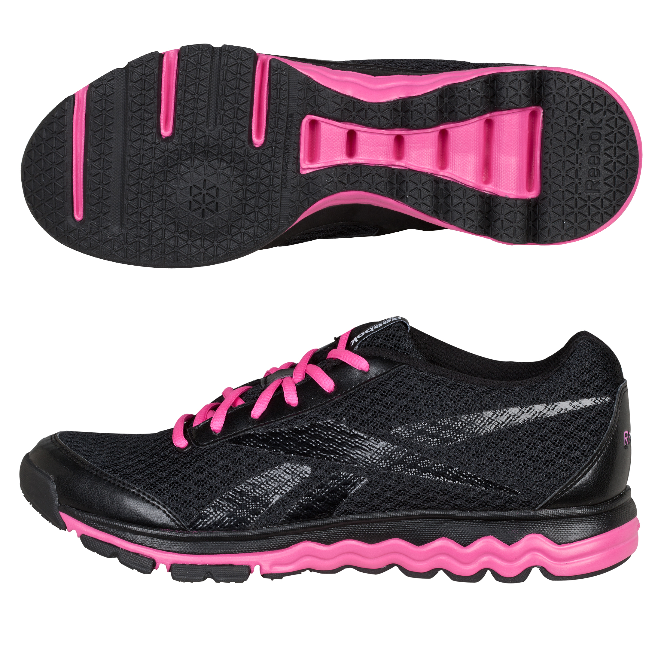 Reebok Fuel Gym Low Trainer - Black/Pink - Women