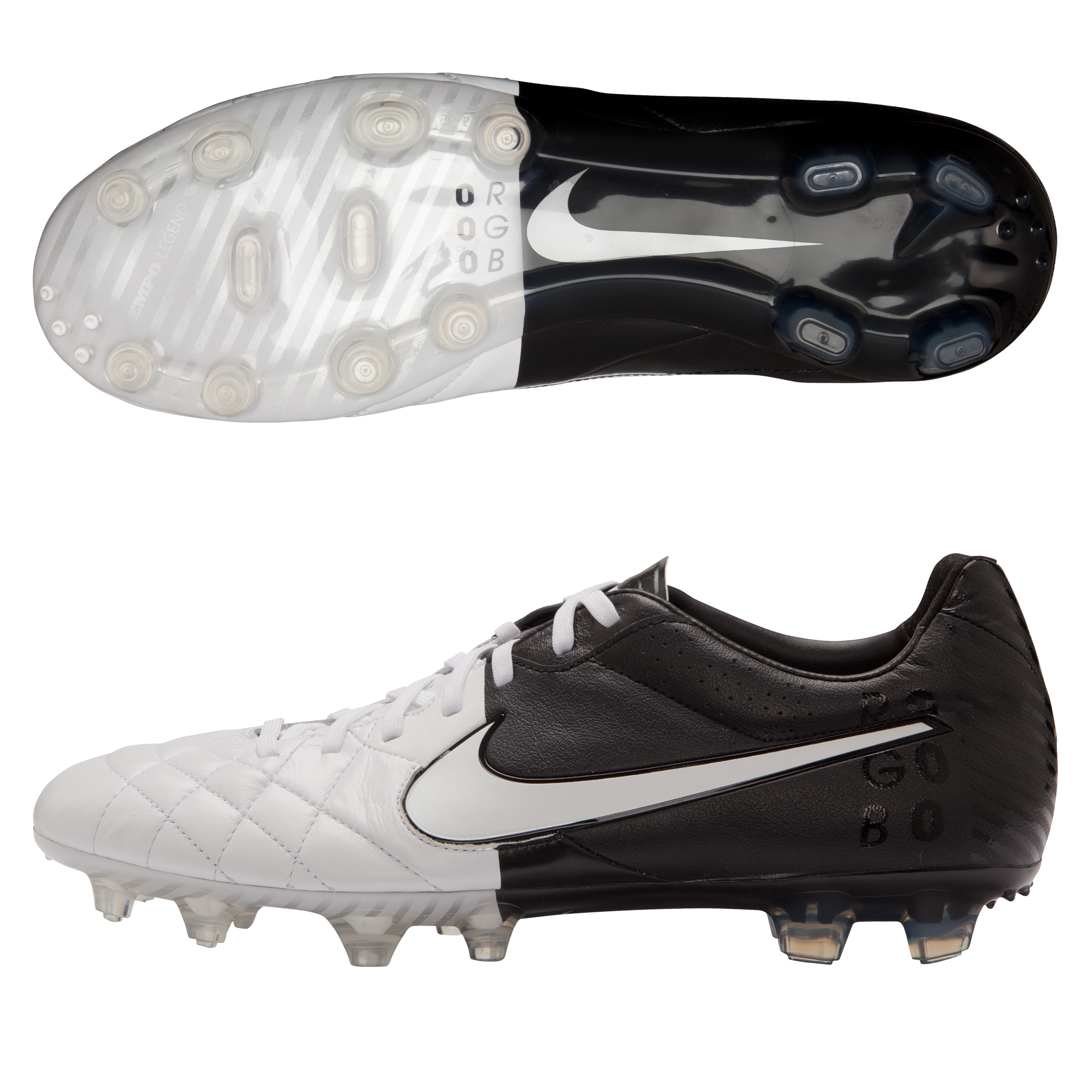 Tiempo Legend IV FG White/White/Black