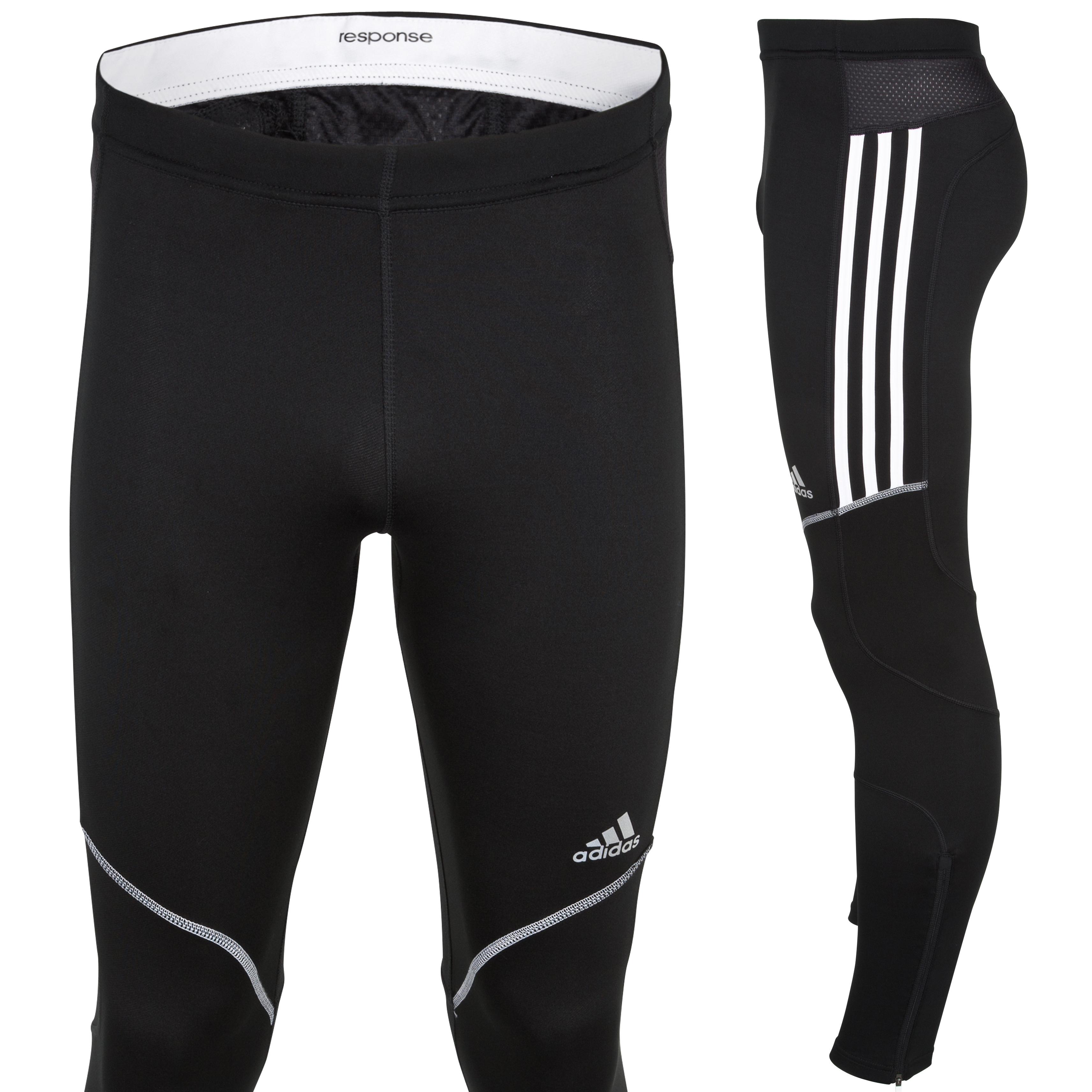 Adidas Response DS Long Tights - Black/White