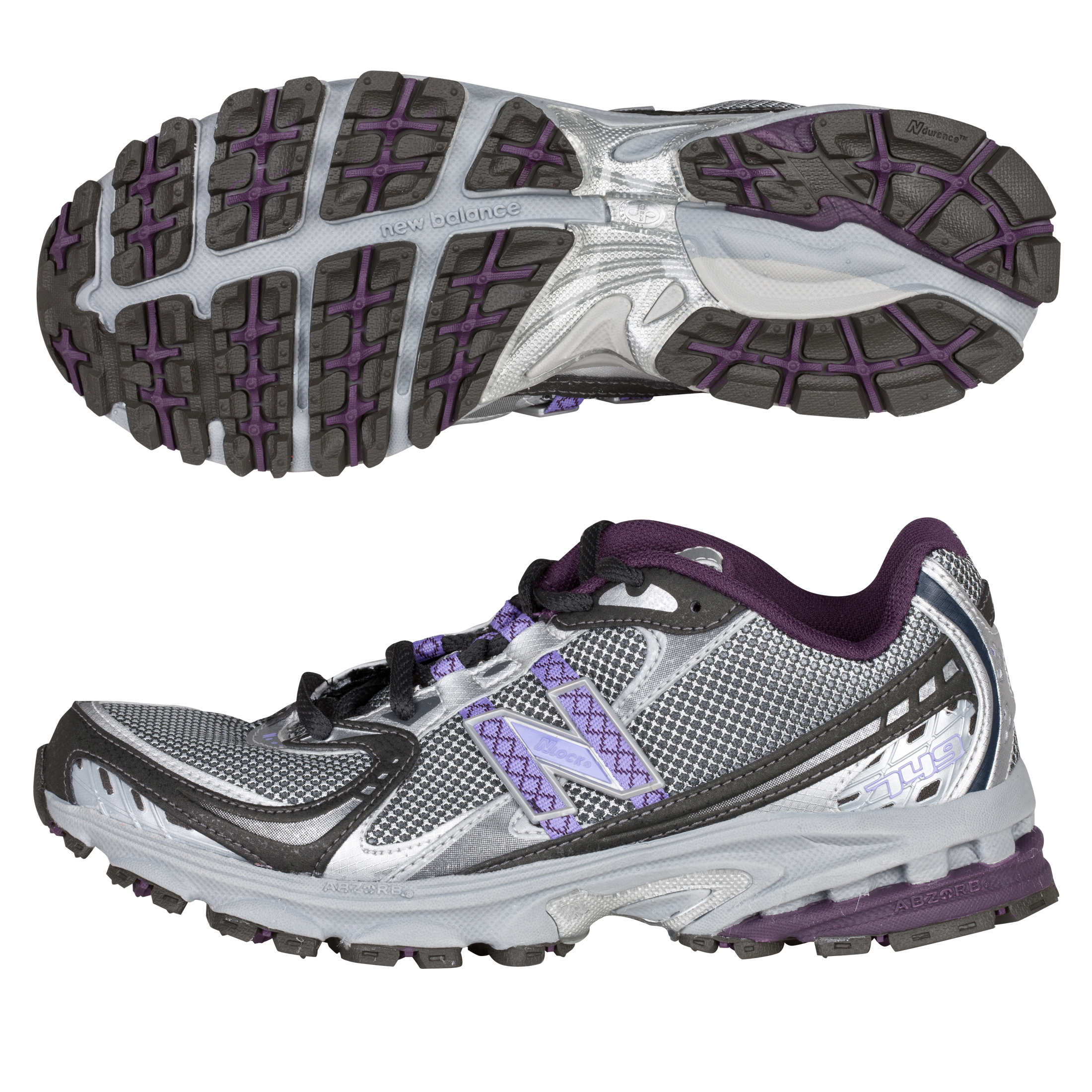 New Balance 749 Running Trainers - Grey/Purple - Womens