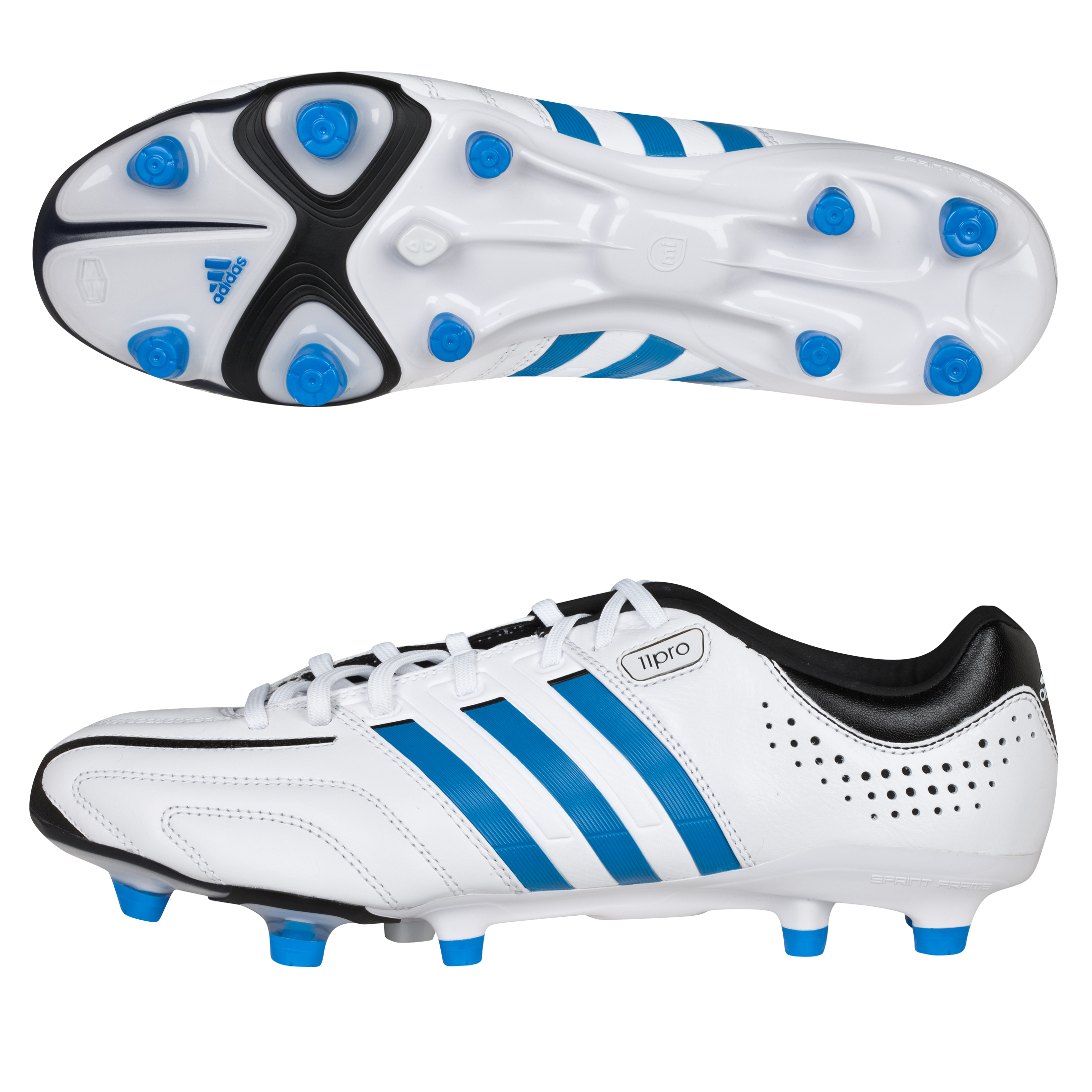 Adidas Adipure 11Pro TRX Football Boots - White/Bright Blue/Black