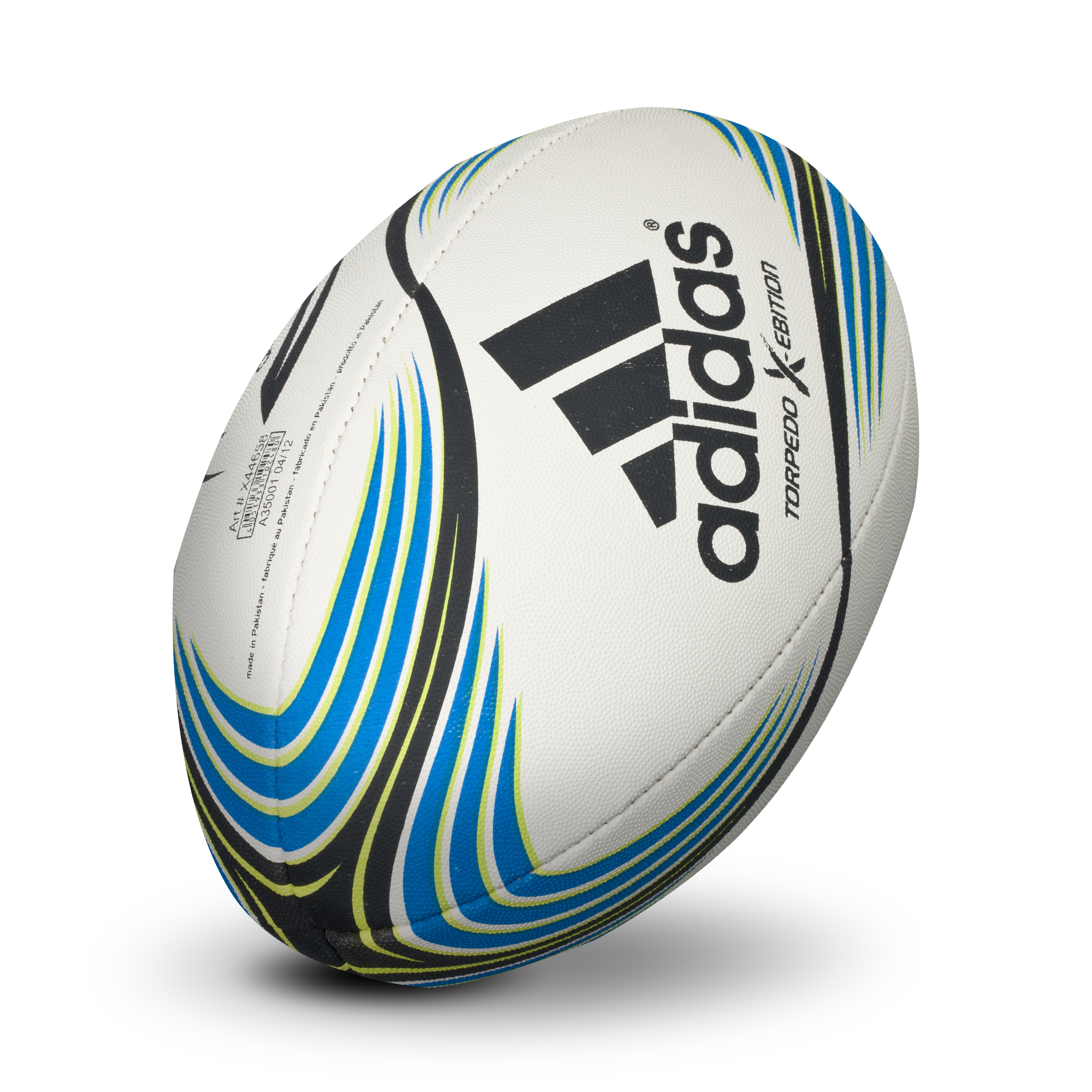 adidas Torpedo X-Ebition Rugby Ball - White