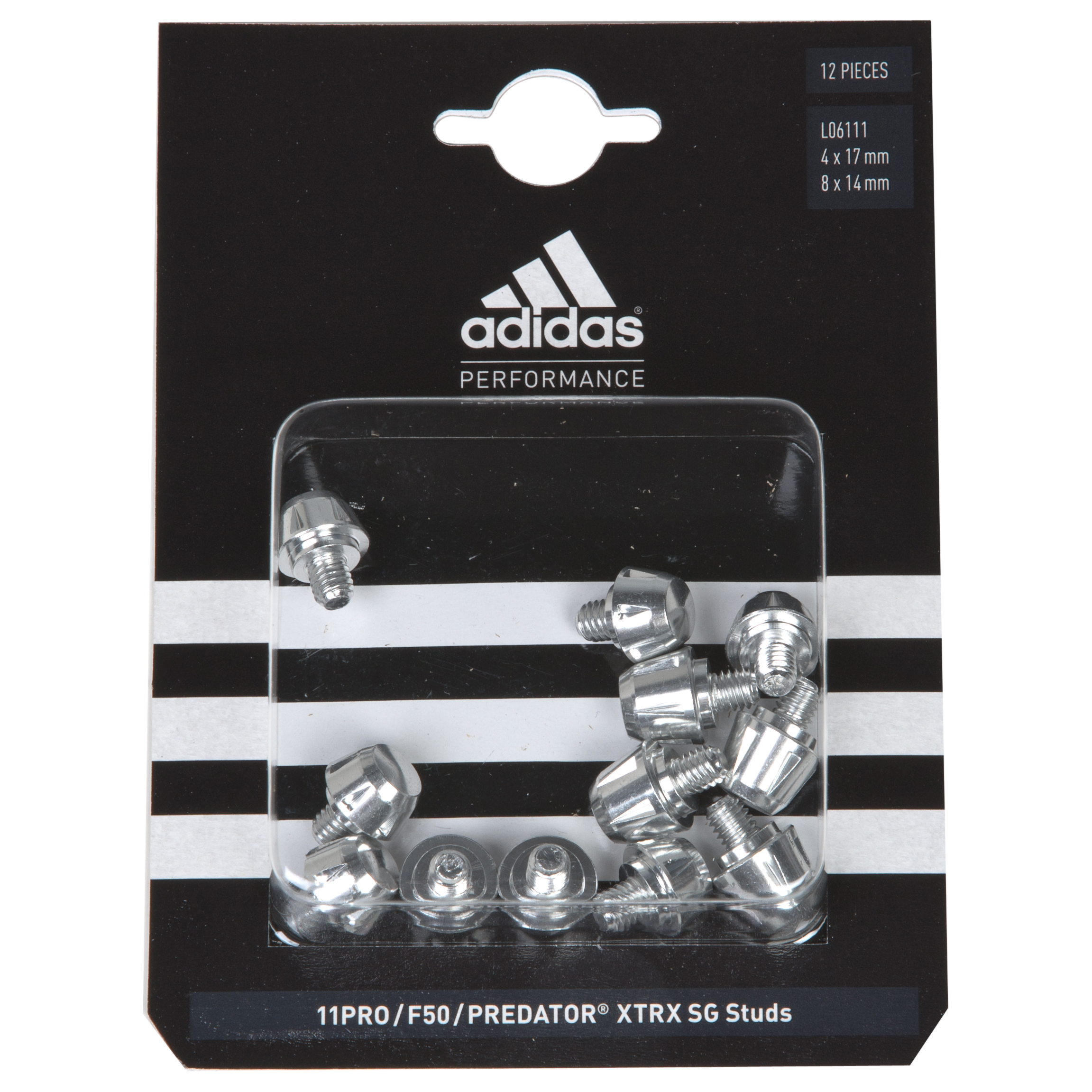 adidas F50 Adizero~Predator SG Studs Metallic Silver