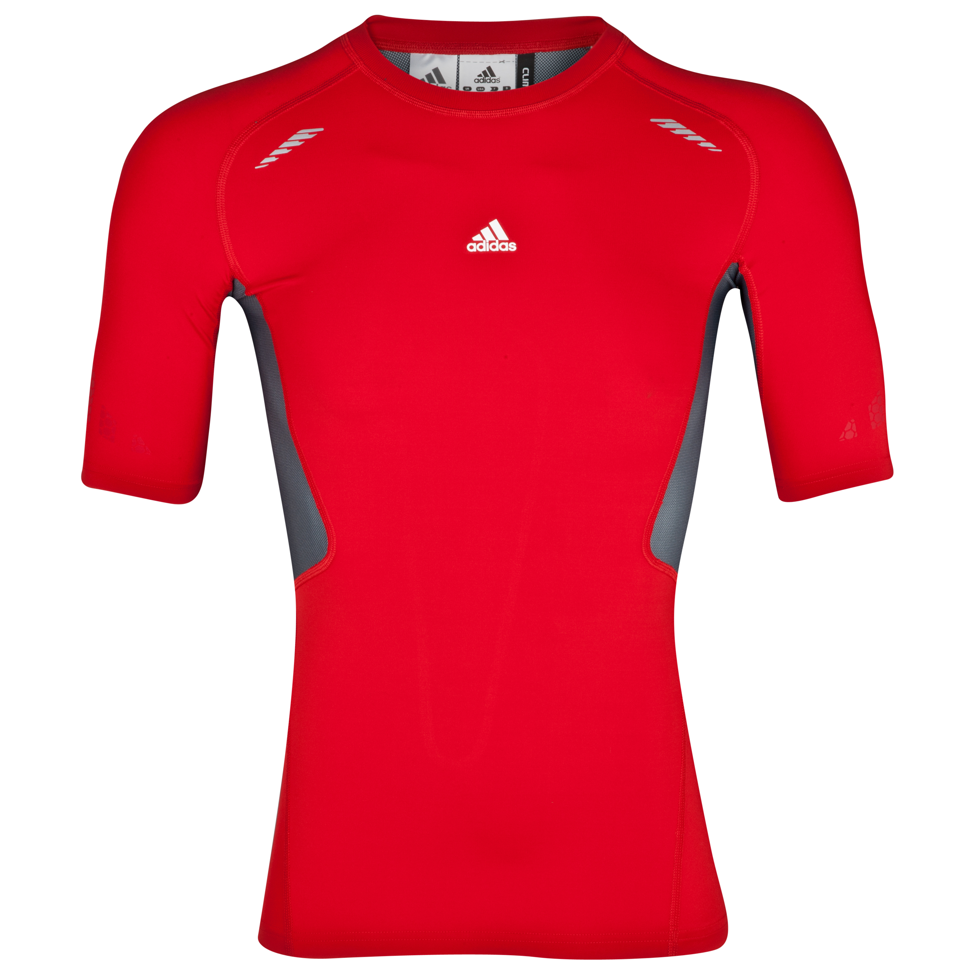 adidas TechFit Preperation Baselayer Top - Short Sleeve - Light Scarlet