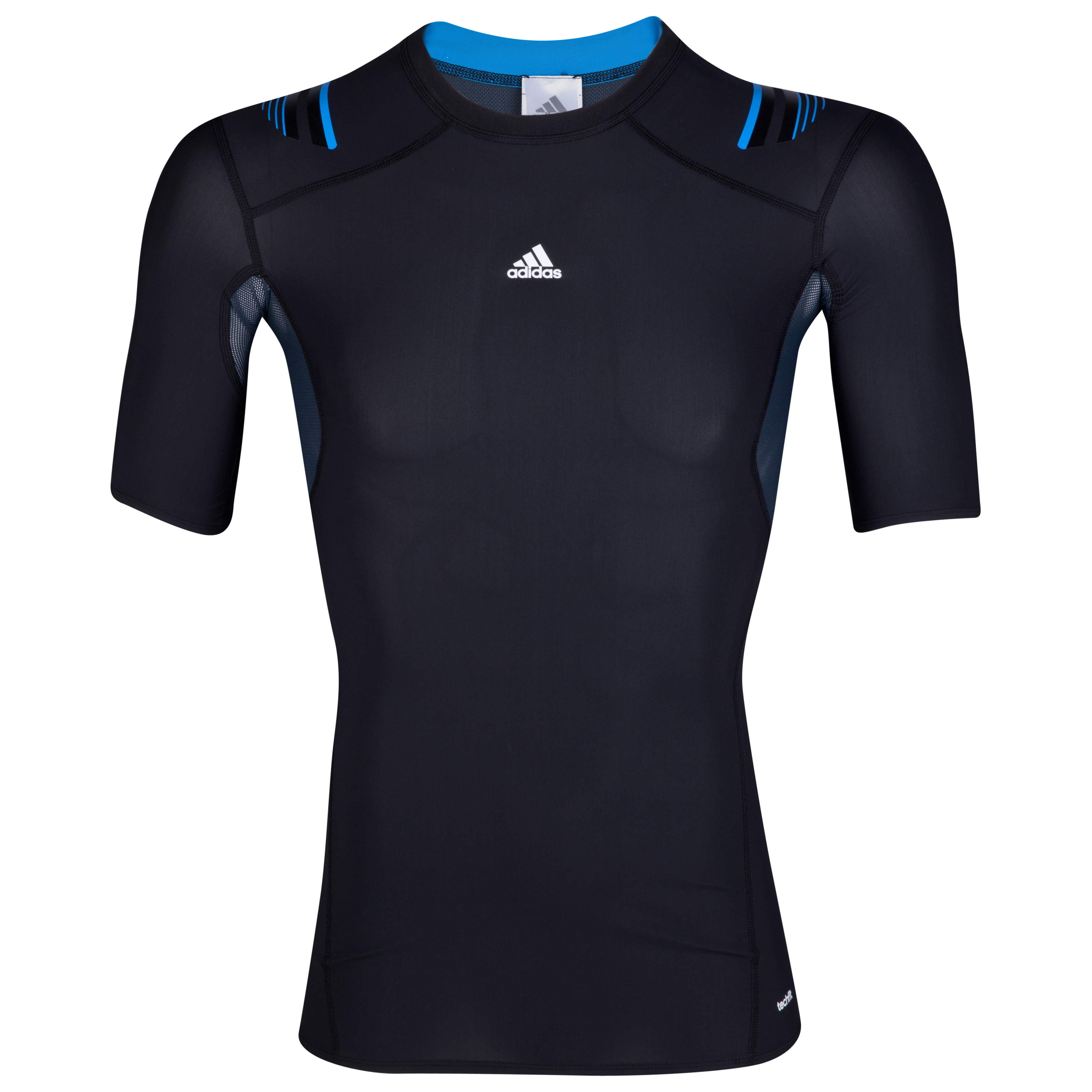 adidas TechFit PowerWeb Baselayer Top - Short Sleeve - Black