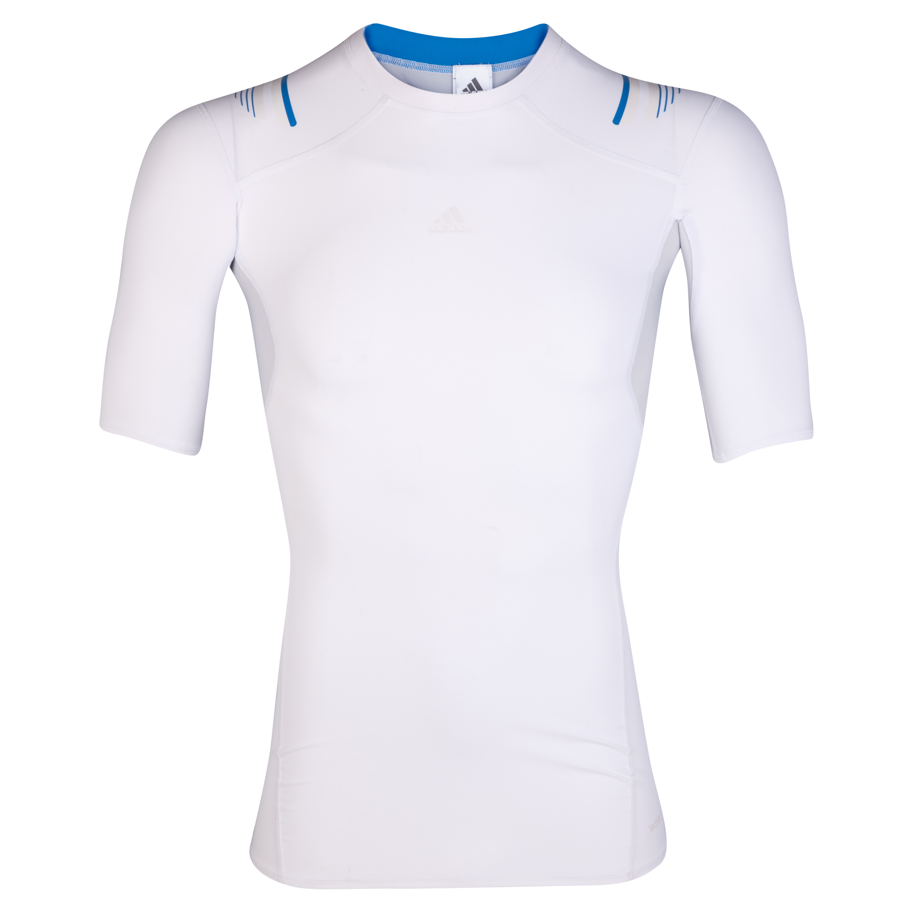 adidas TechFit PowerWeb Baselayer Top - Short Sleeve - White