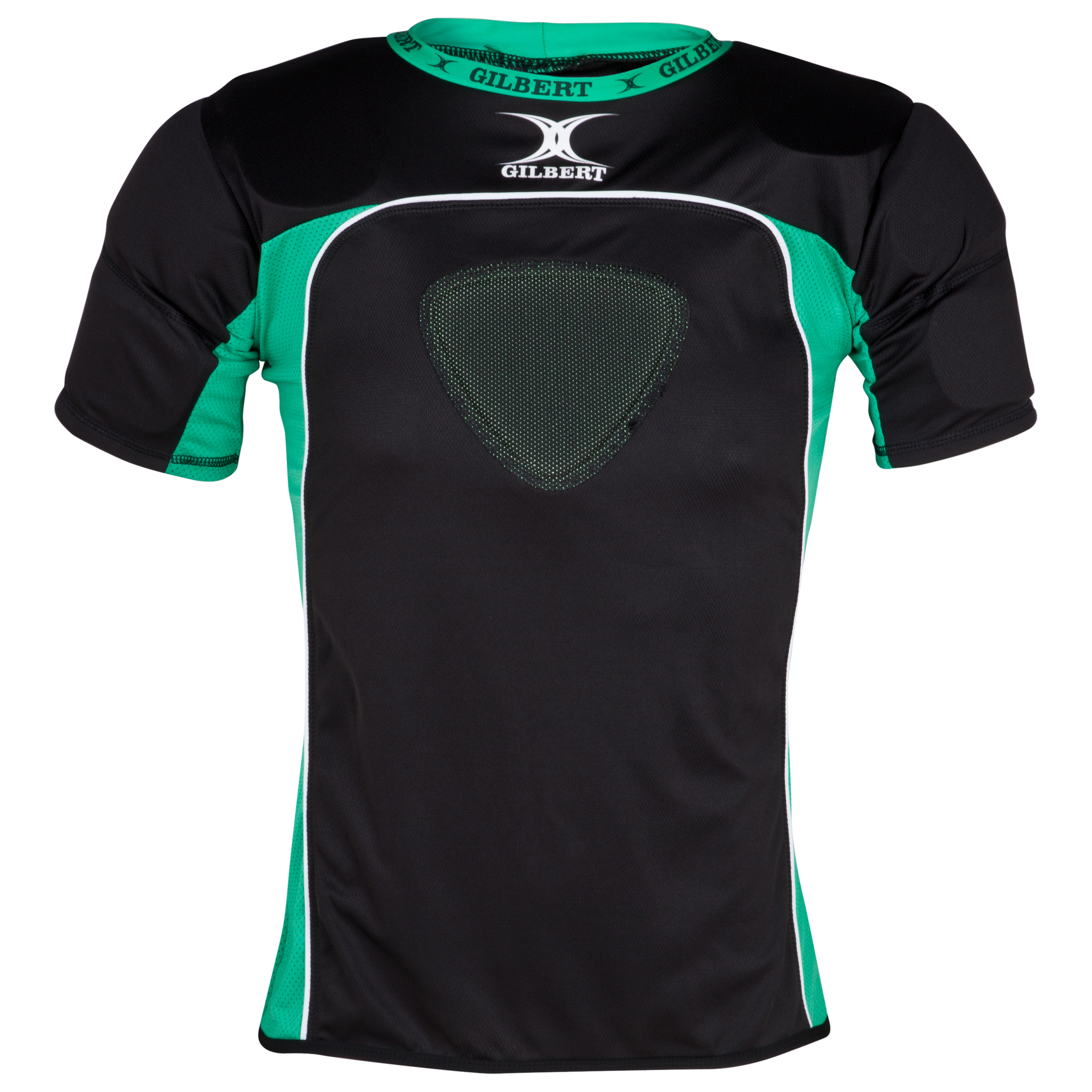 Gilbert Atomic Rugby Body Armour - Black Green