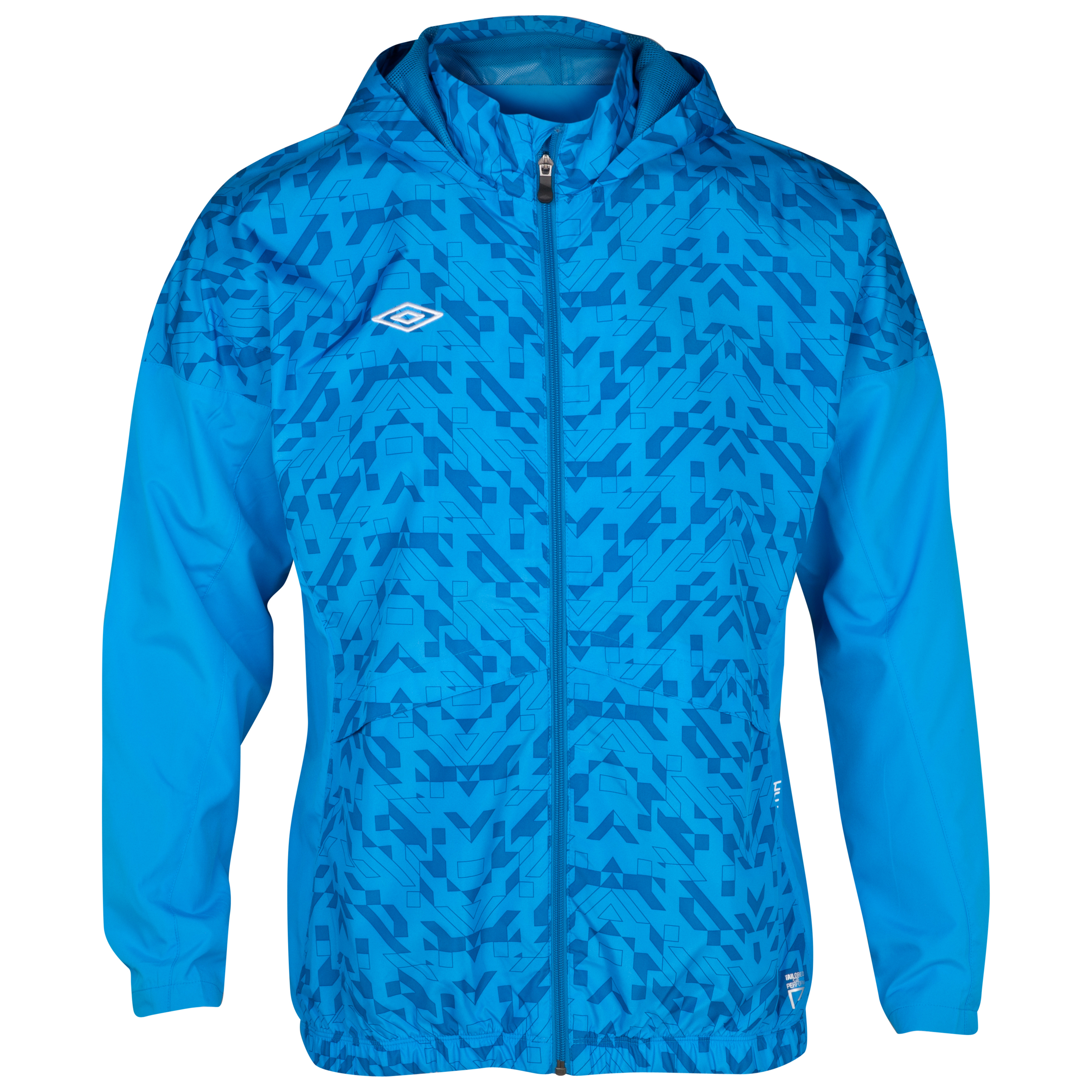 Umbro Geometra Shower Woven Jacket - Brilliant Blue