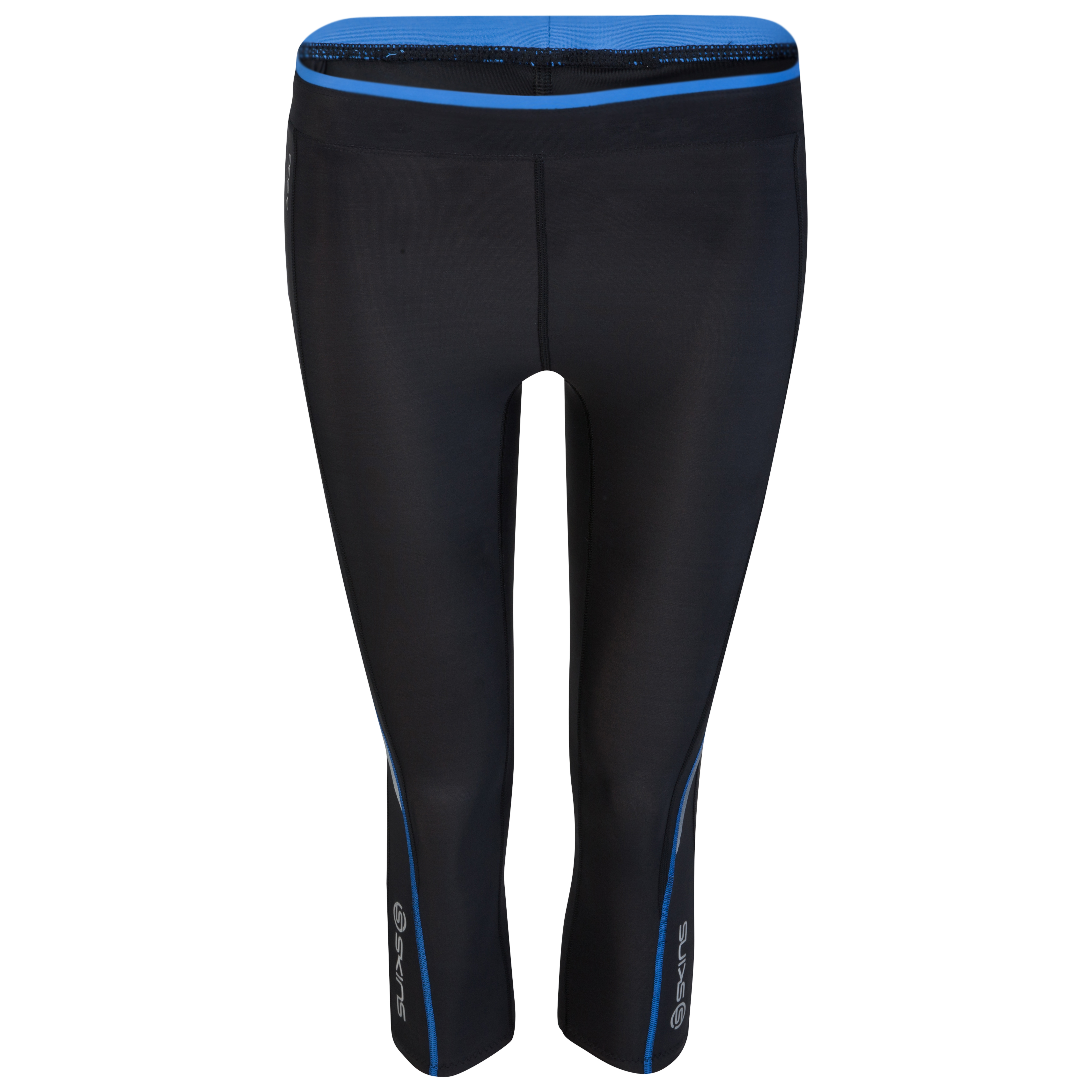 Skins A200 3/4 Tights - Black/Blue - Womens