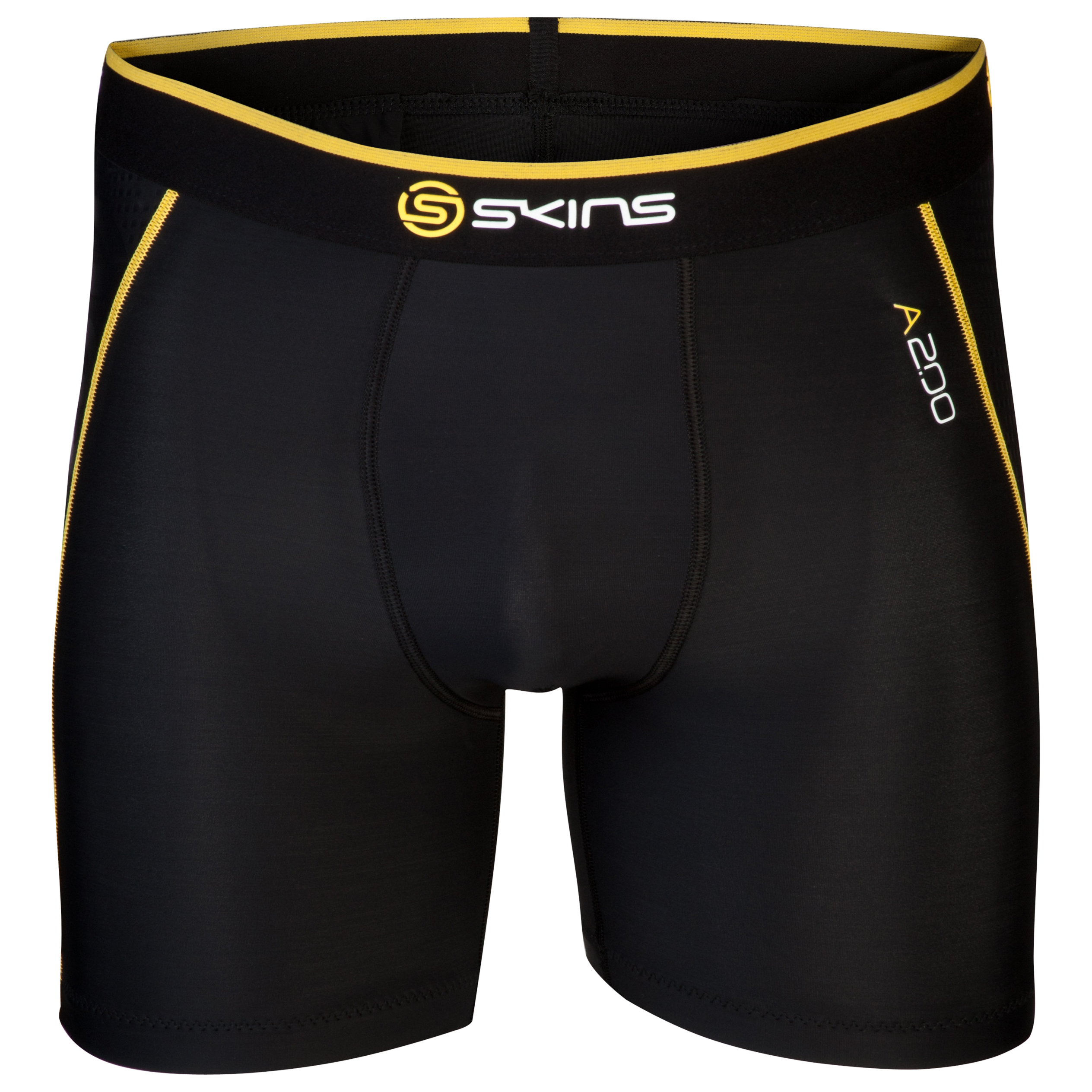 Skins A200 Shorts - Black/Yellow