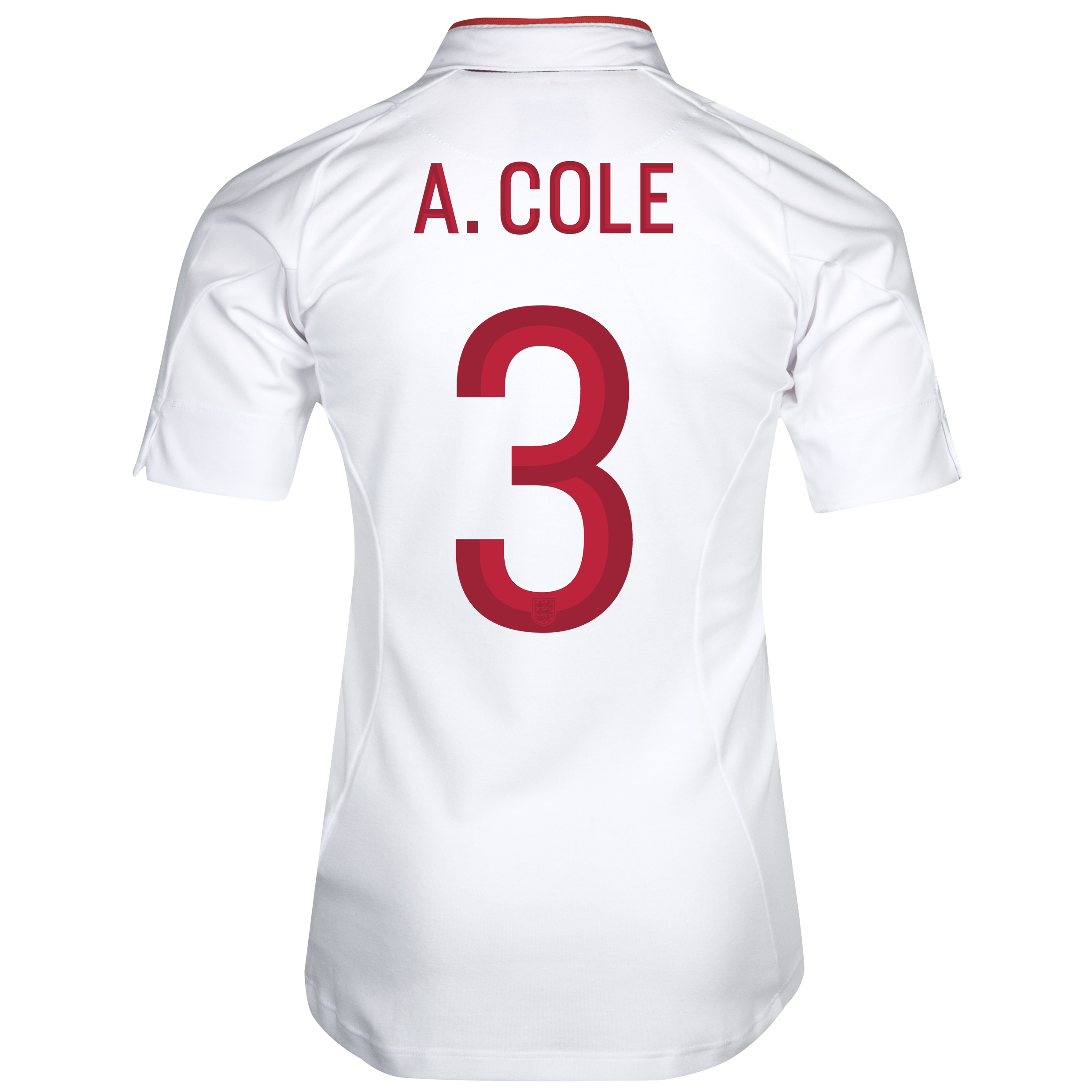 England Home Shirt 2012~13 Girls with ACole 3 printing