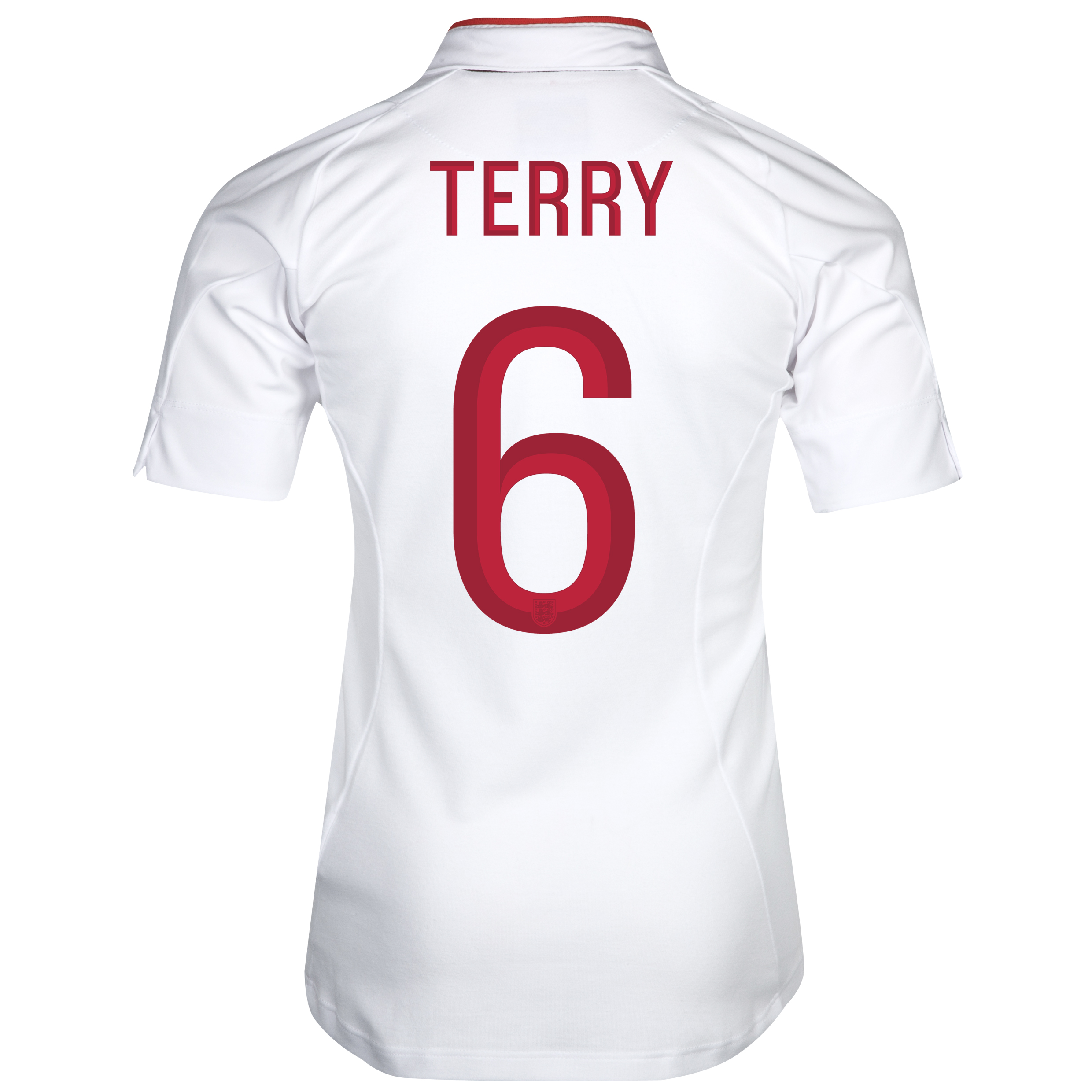 England Home Shirt 2012~13 Girls with Terry 6 printing