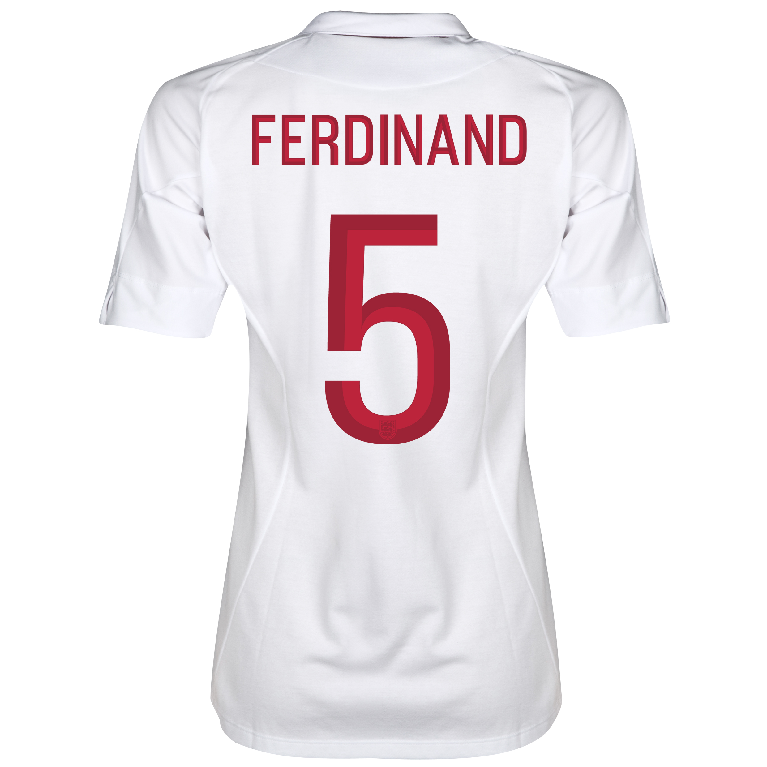 England Home Shirt 2012~13 Womens with Ferdinand 5 printing