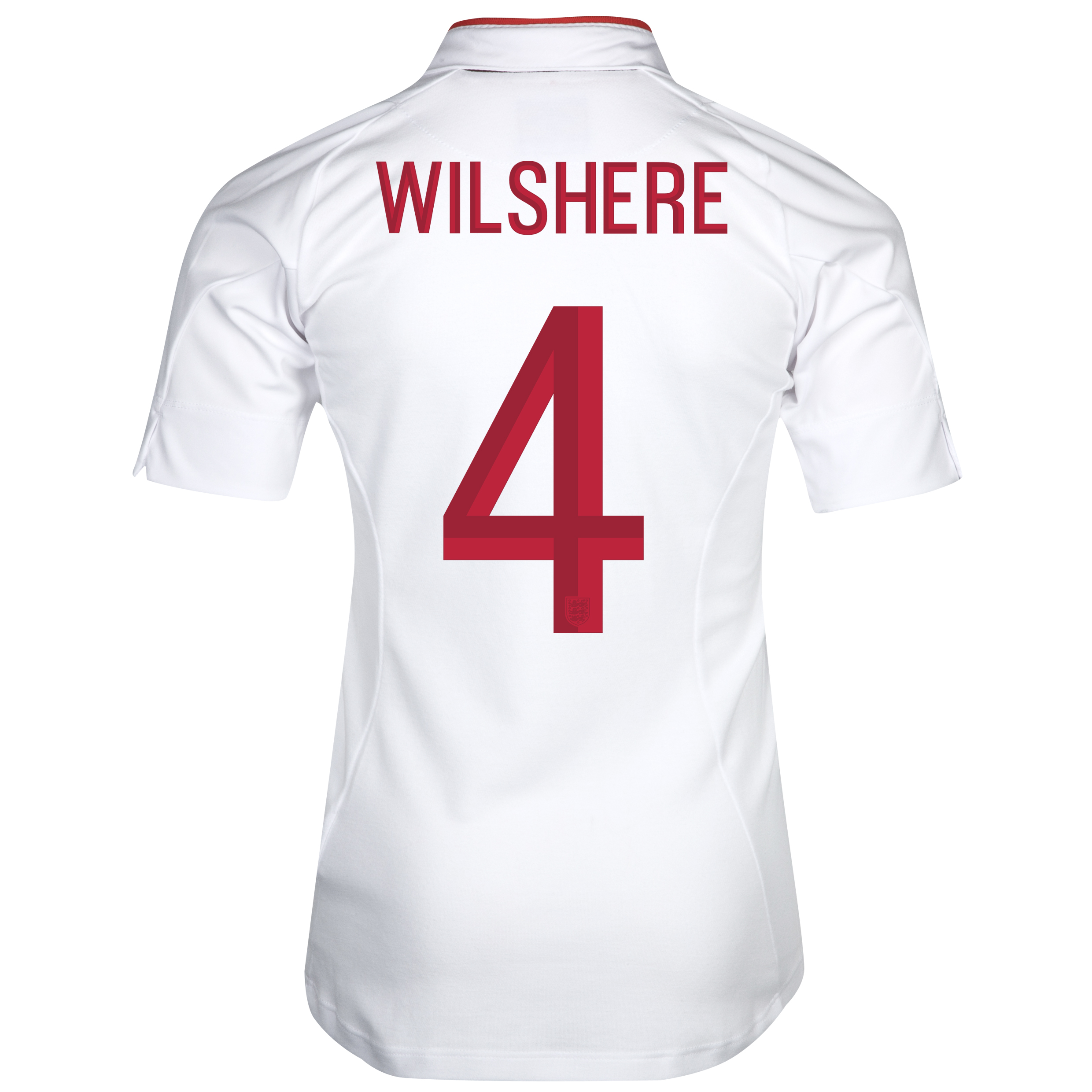 England Home Shirt 2012~13 Girls with Wilshere 4 printing
