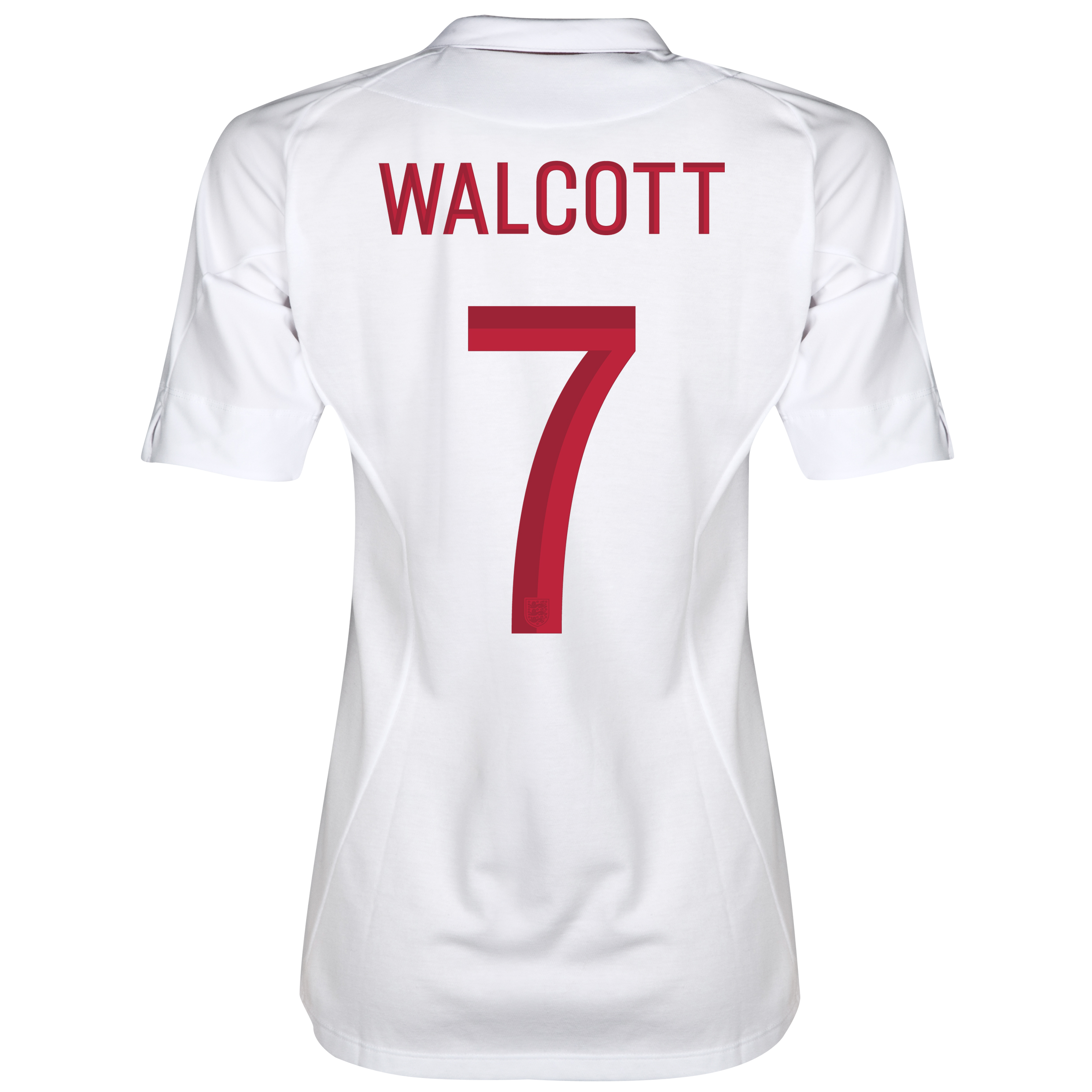 England Home Shirt 2012~13 Womens with Walcott 7 printing