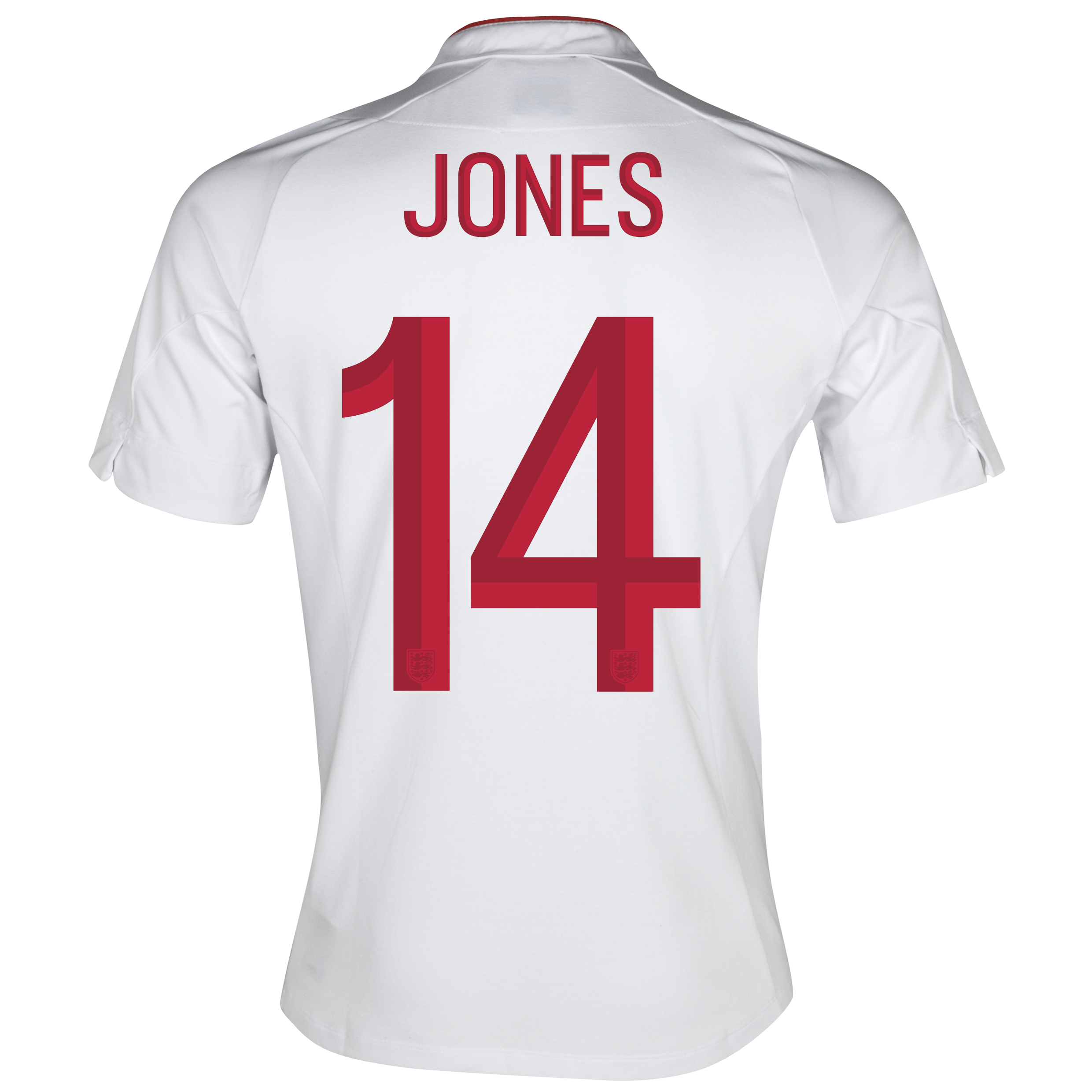 England Home Shirt 2012/13 - Boys with Jones 14 printing