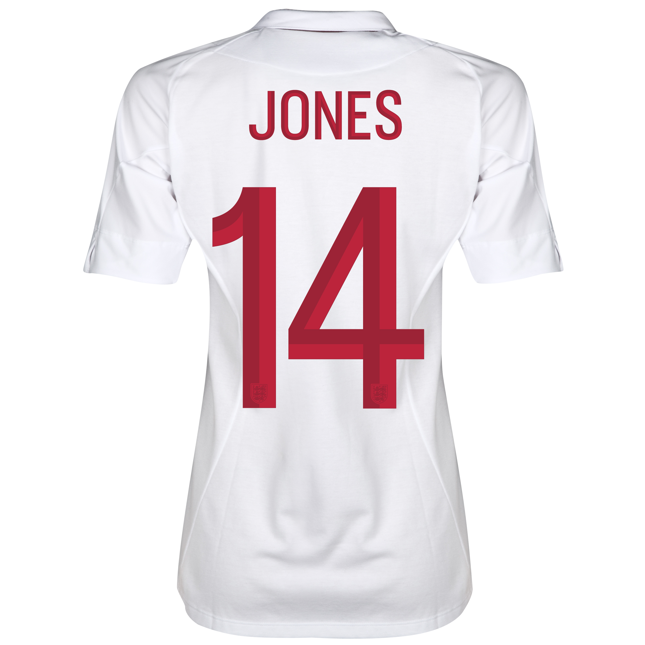 England Home Shirt 2012/13 - Womens with Jones 6 printing